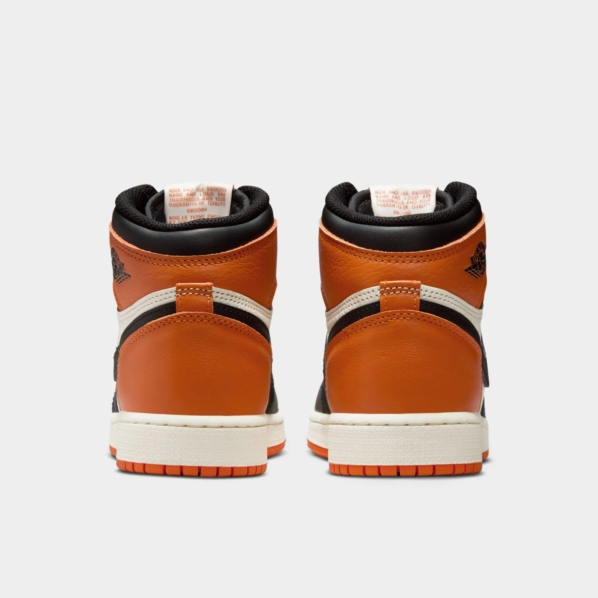 Jordan 1 Retro High OG GS Black / Sail - Starfish - Image 4