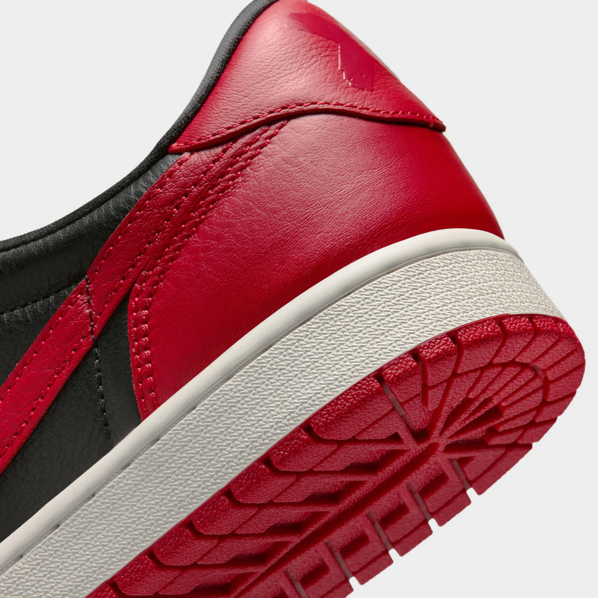 Jordan 1 Retro Low OG Black / Black - Varsity Red - Image 5