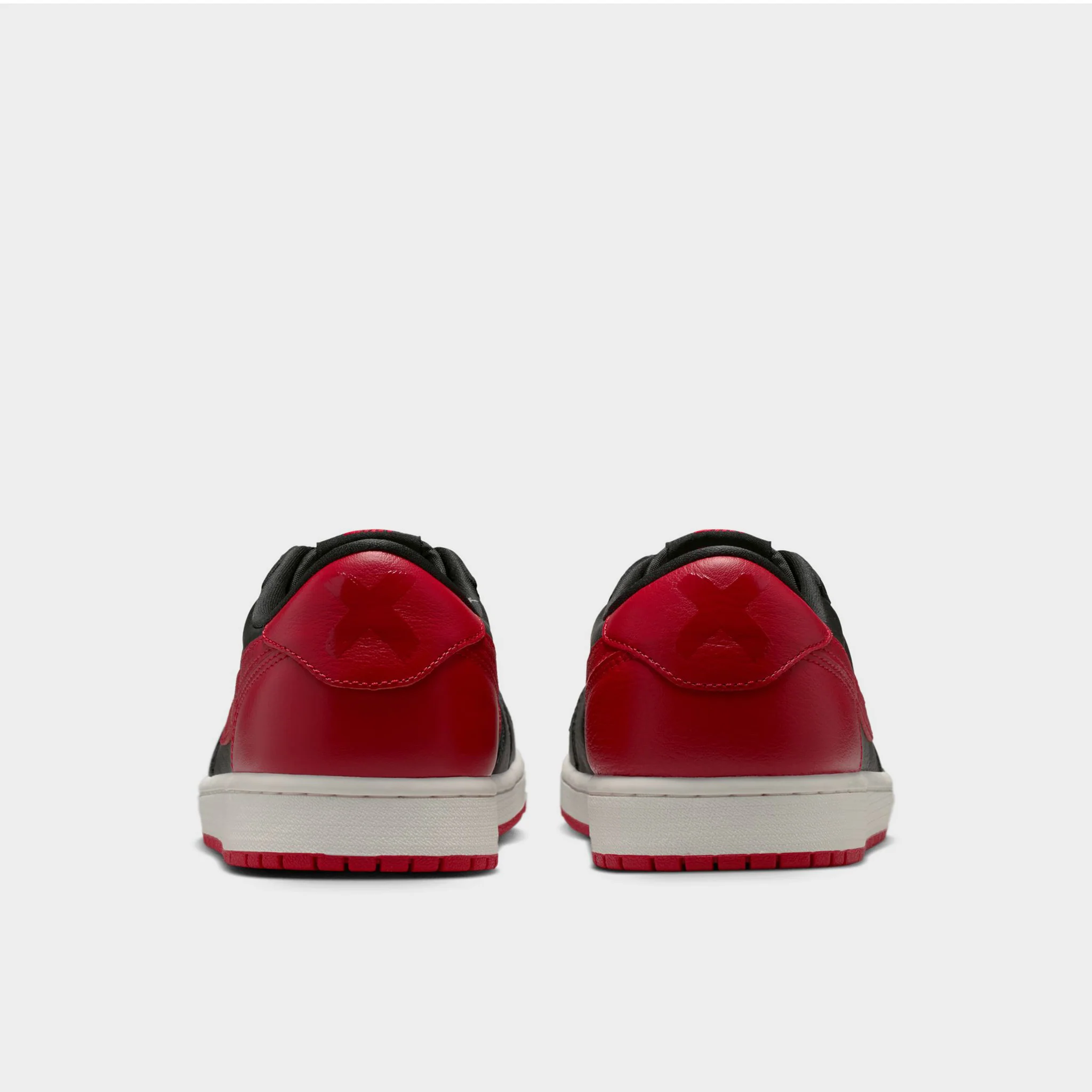 Jordan 1 Retro Low OG Black / Black - Varsity Red - Image 7