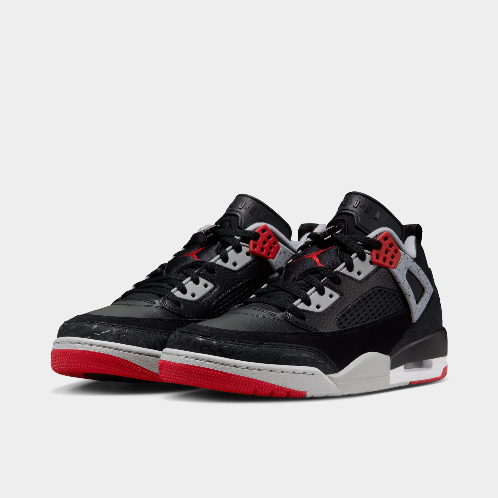 Jordan Spizike Low Black / Gym Red - Image 2