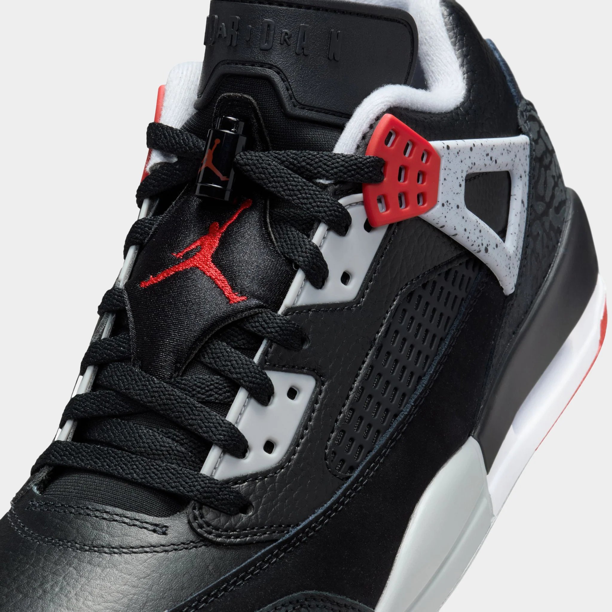 Jordan Spizike Low Black / Gym Red - Image 3