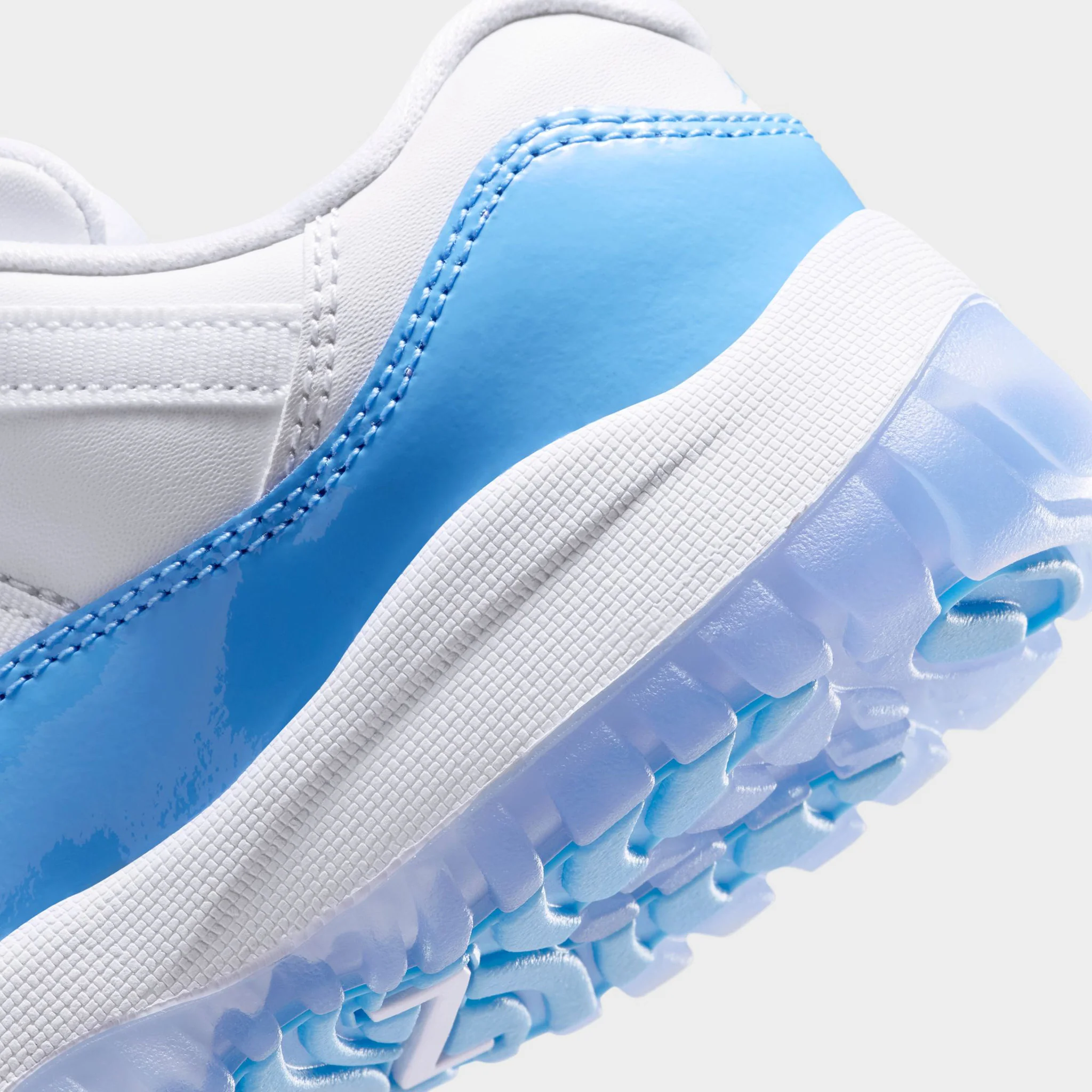 Jordan 11 Low Retro PS White / University Blue - Black - Image 4