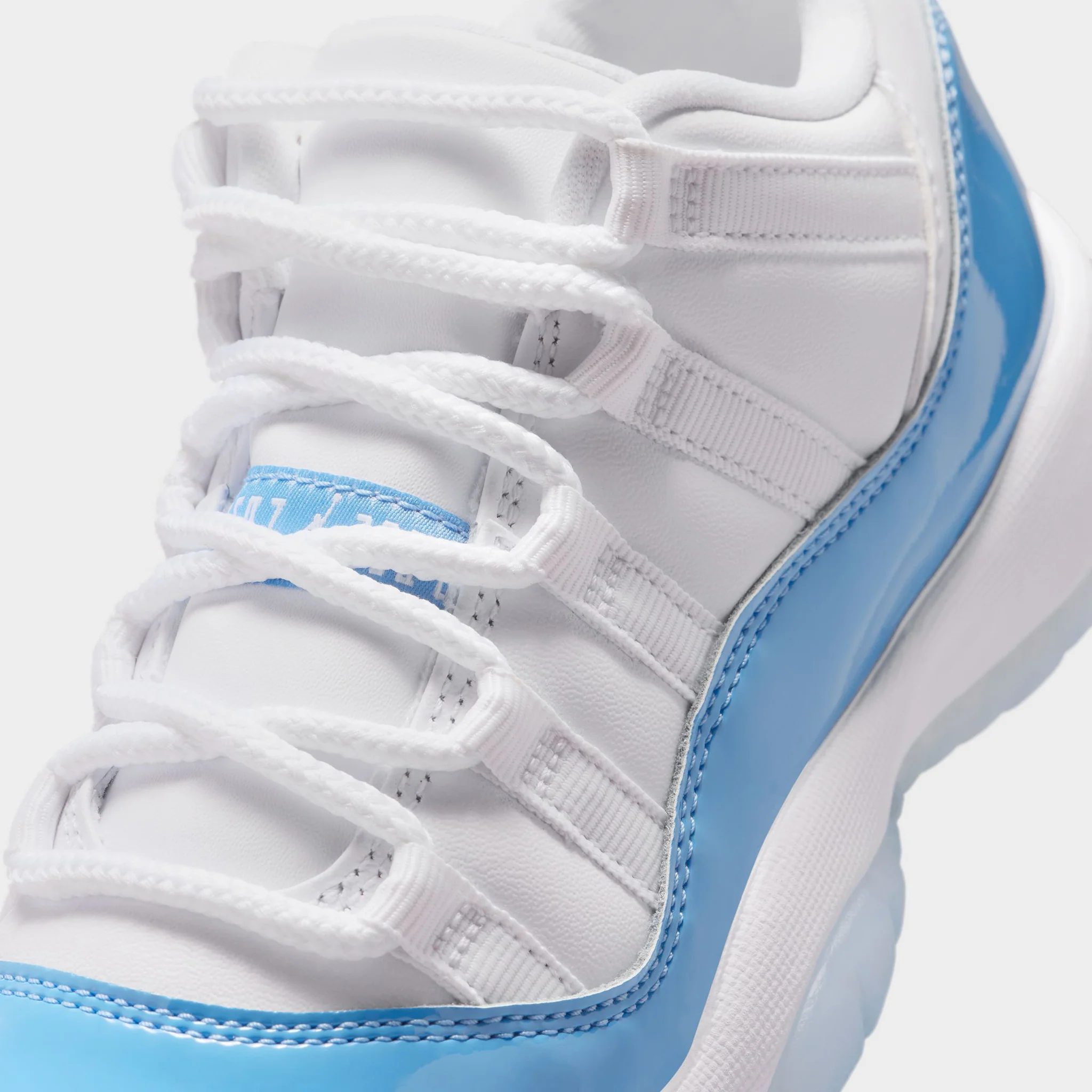 Jordan 11 Low Retro GS White / University Blue - Black - Image 3