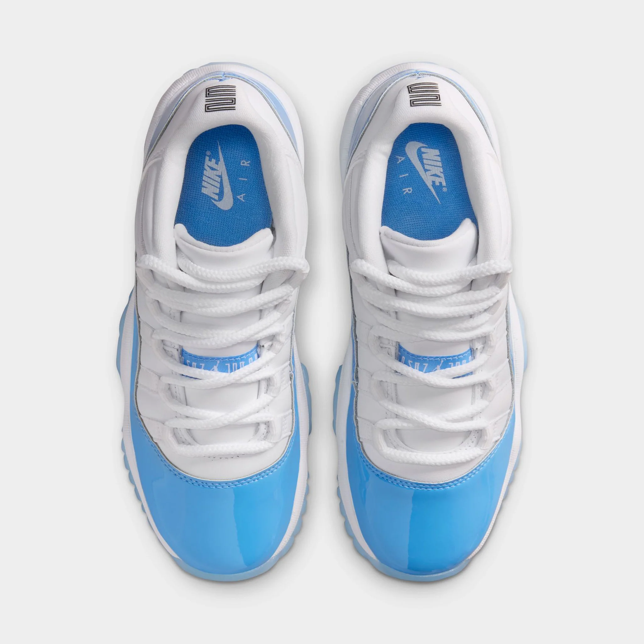 Jordan 11 Low Retro GS White / University Blue - Black - Image 6