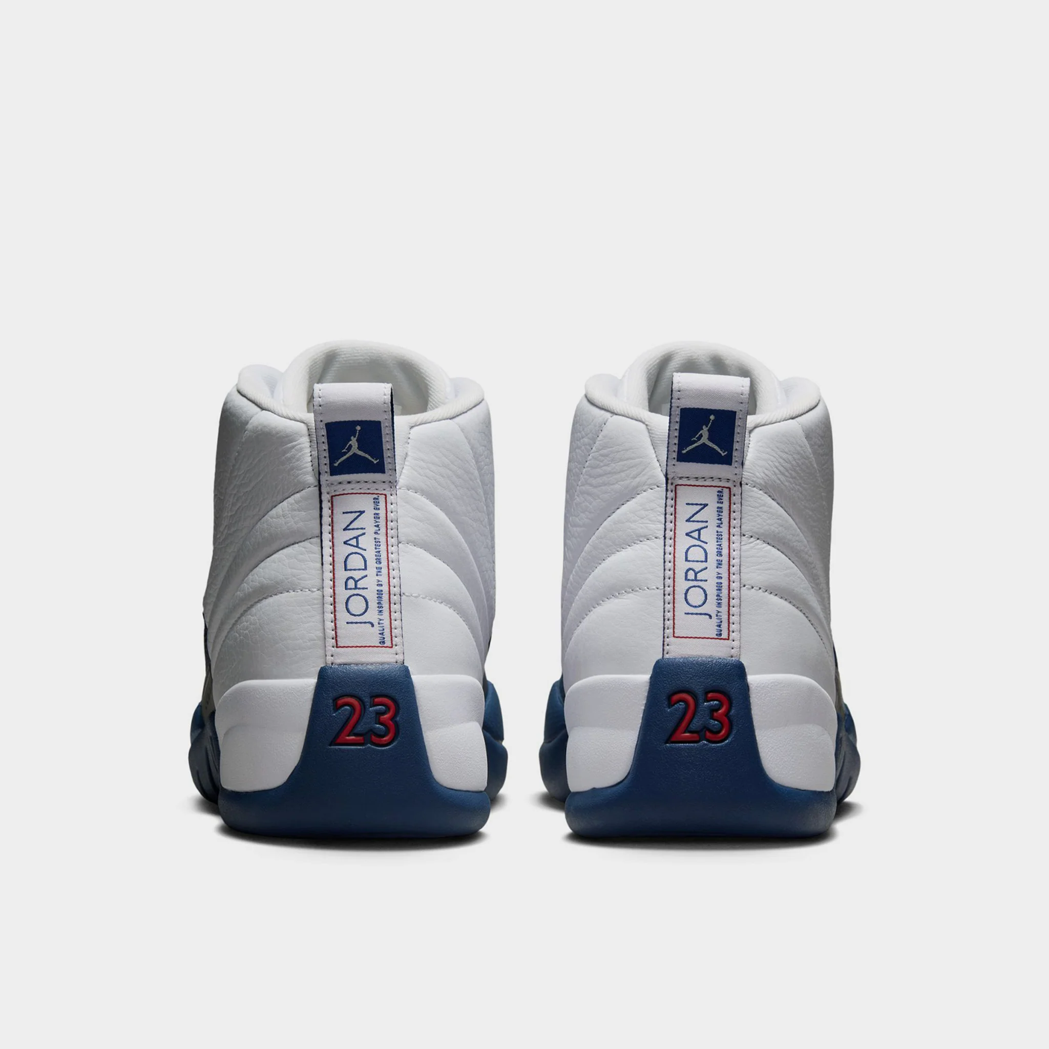 Jordan 12 Retro White / French Blue - Metallic Silver - Image 4