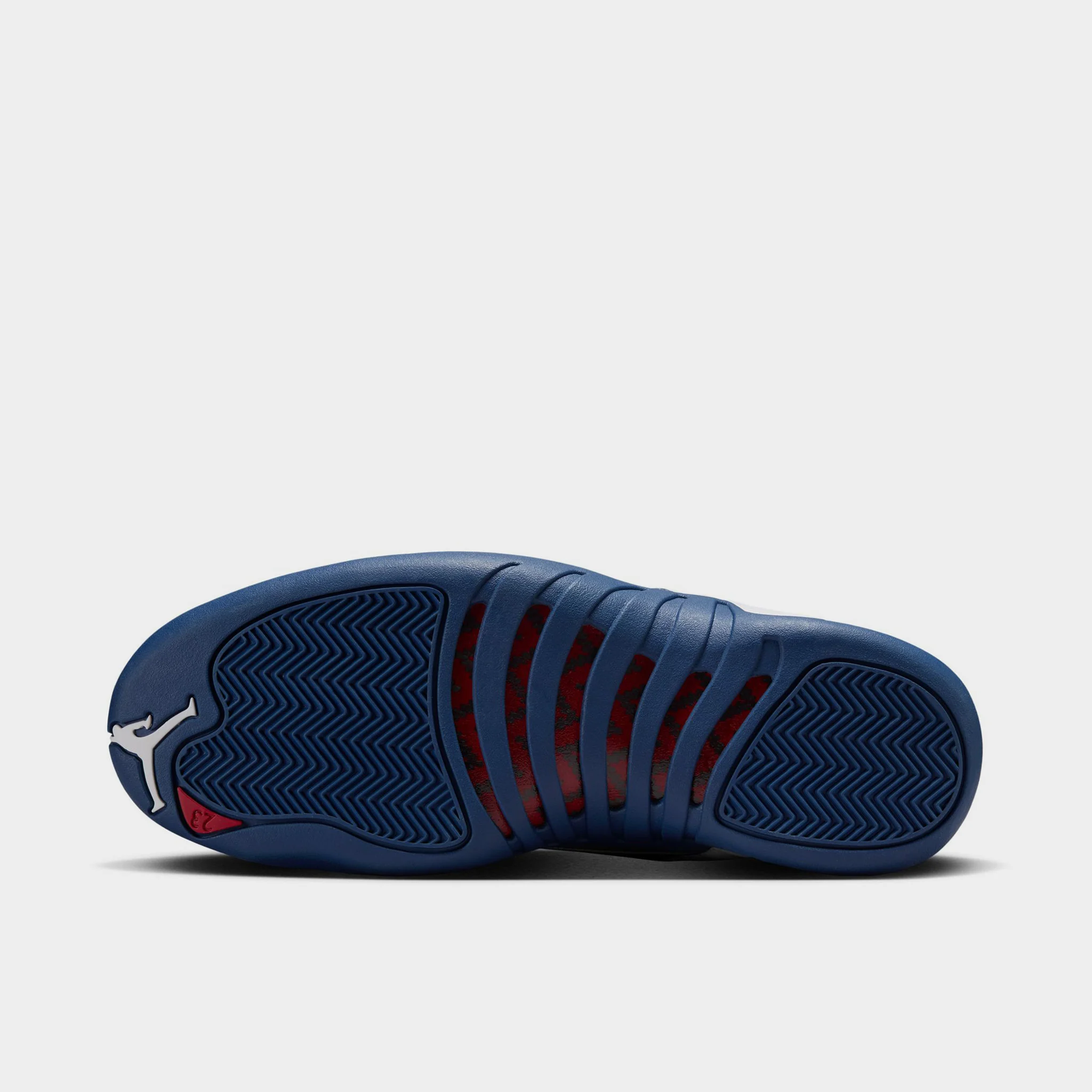 Jordan 12 Retro White / French Blue - Metallic Silver - Image 6