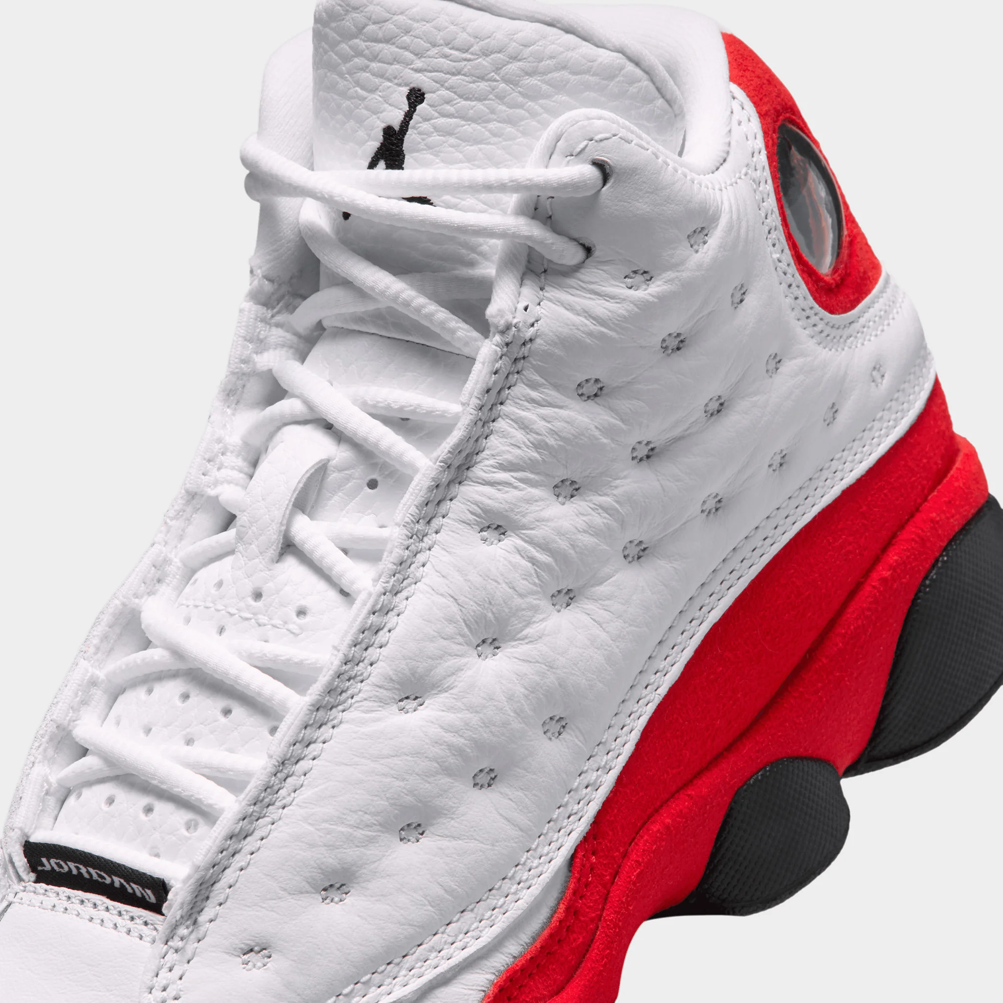 Jordan 13 Retro GS White / Black - True Red - Image 3
