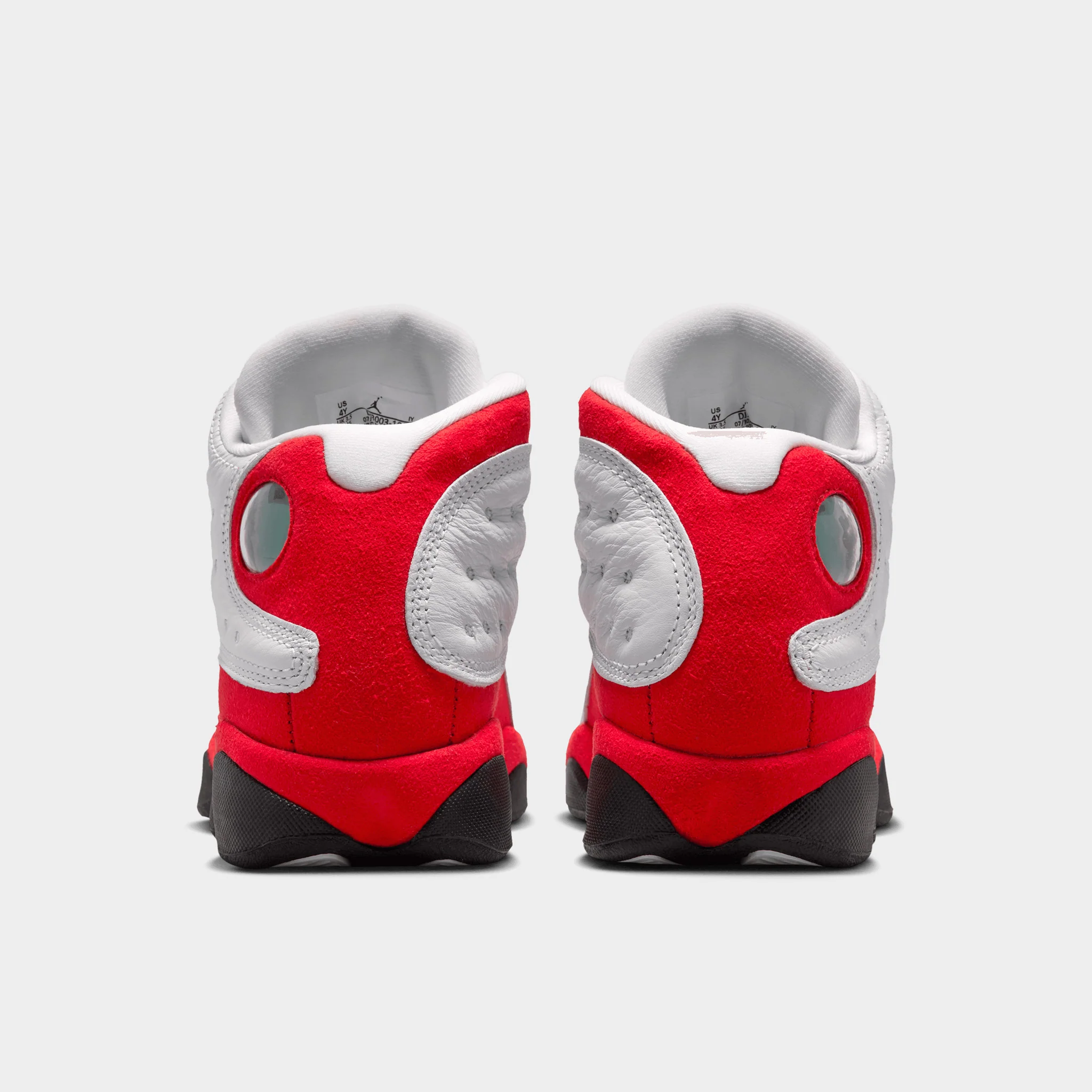 Jordan 13 Retro GS White / Black - True Red - Image 4