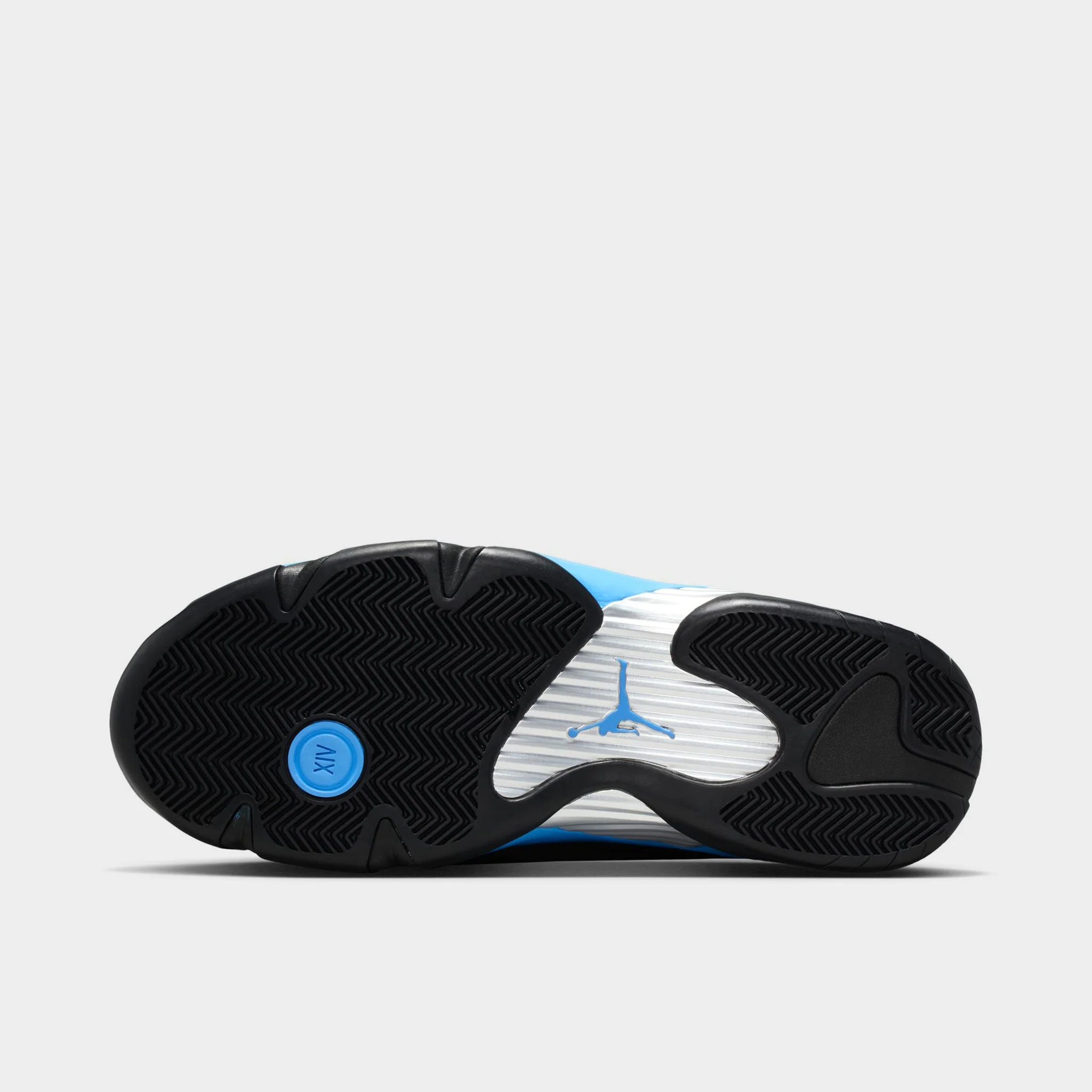 Jordan 14 Retro Black / White - University Blue - Image 7