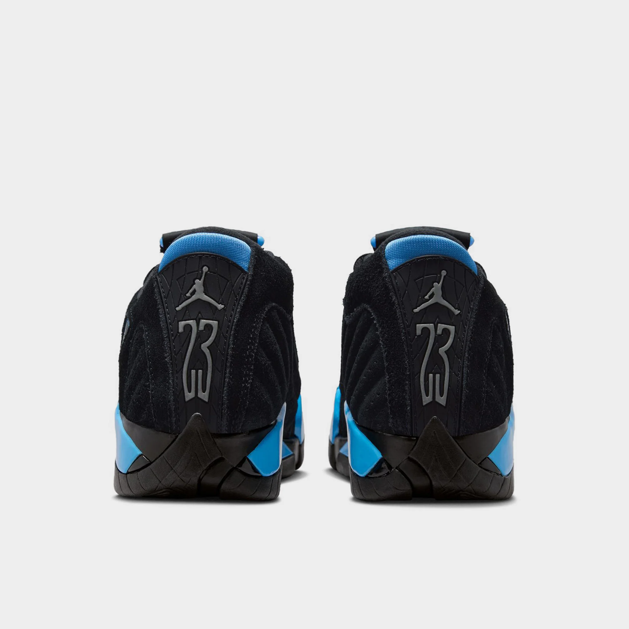 Jordan 14 Retro GS Black / White - University Blue - Image 6