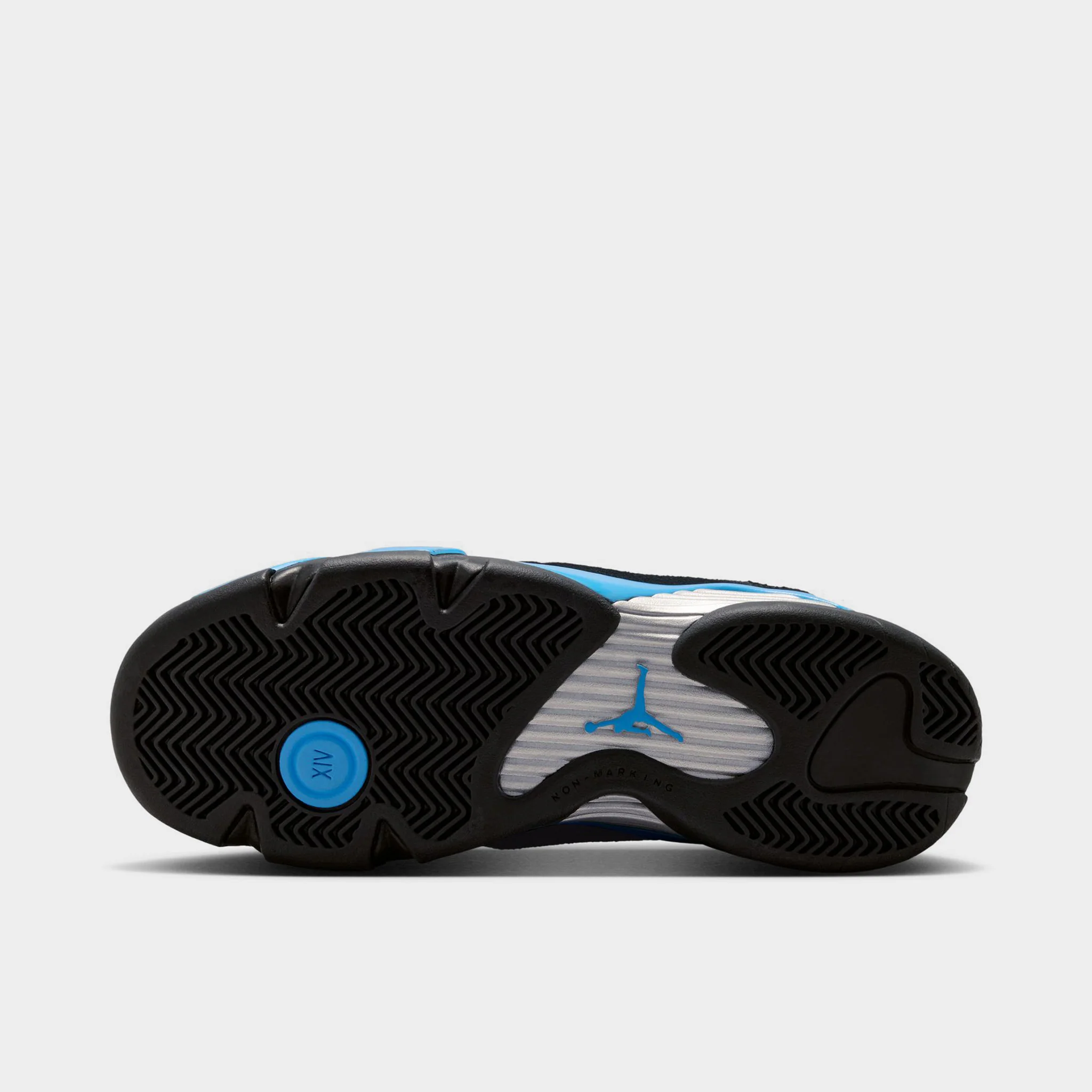 Jordan 14 Retro GS Black / White - University Blue - Image 8
