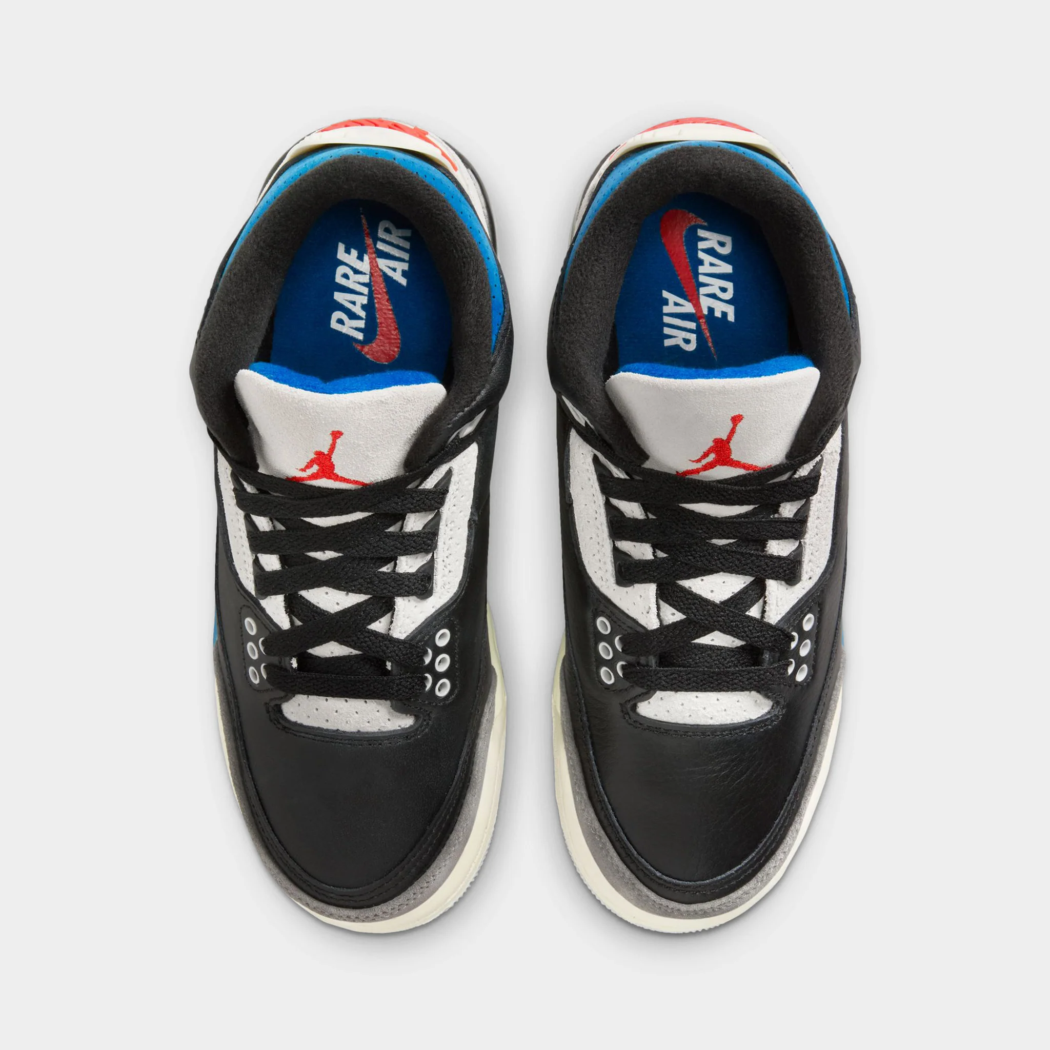 Jordan 3 Retro OG GS Black / Chile Red - Neutral Grey - Image 5