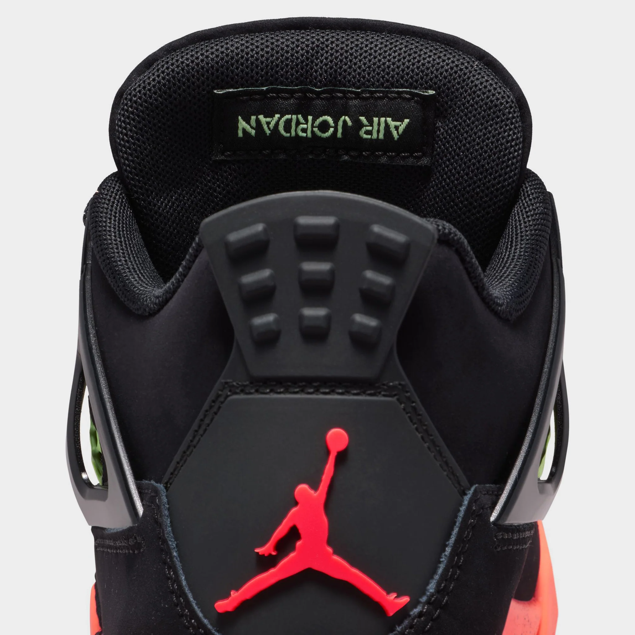 Jordan 4 KS Retro GS Black / Infrared 23 - Bright Mango - Image 4