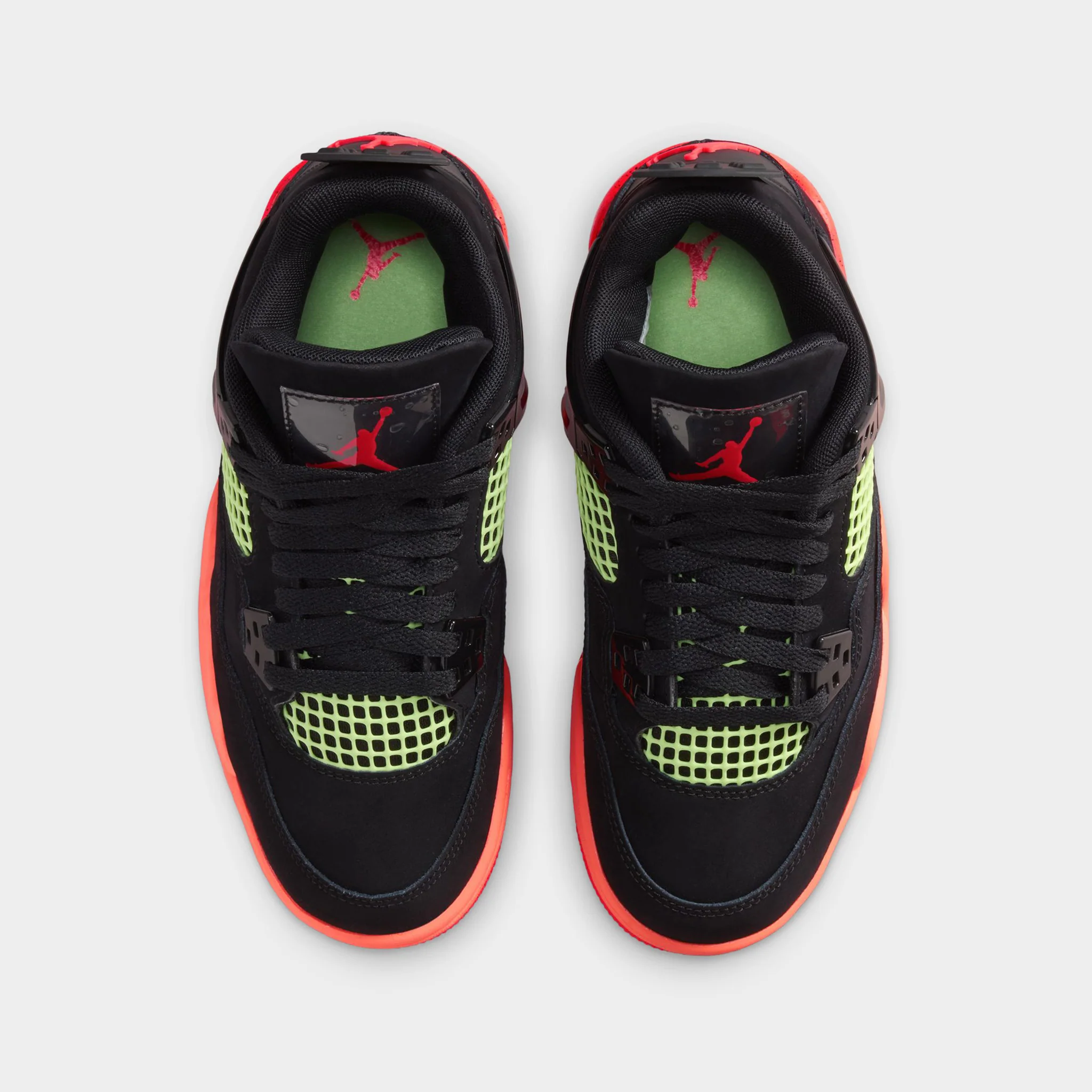 Jordan 4 KS Retro GS Black / Infrared 23 - Bright Mango - Image 7