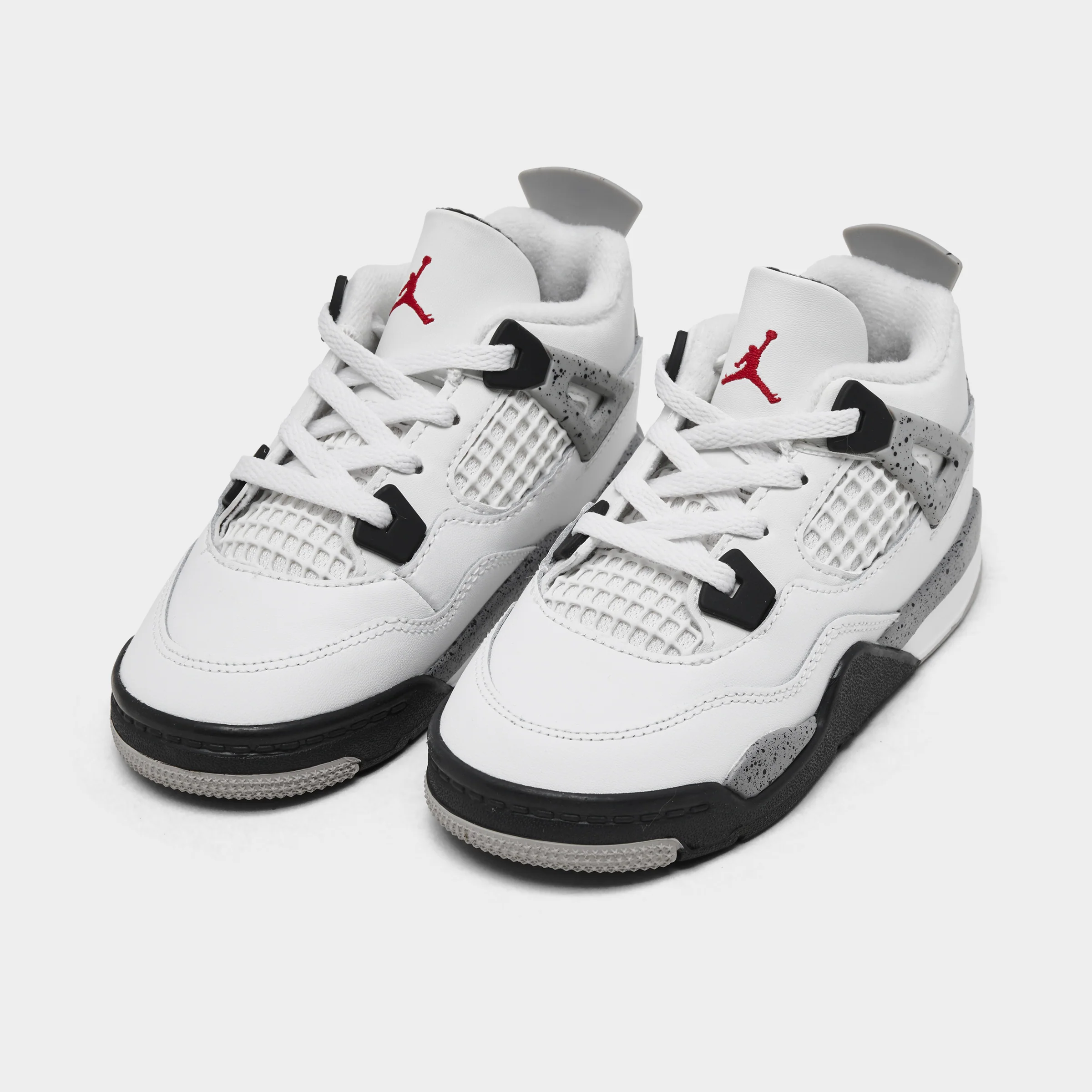 Jordan 4 Retro OG TD Summit White / Fire Red - Cement Grey - Image 2