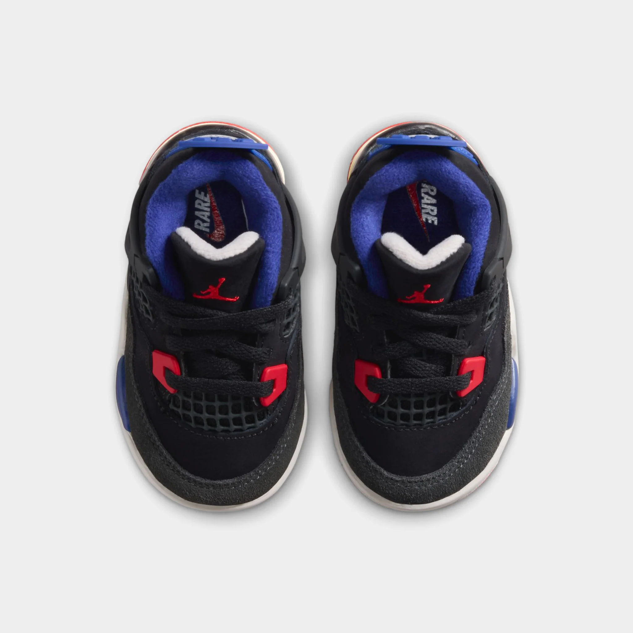 Jordan 4 Retro TD Black / Fire Red - Deep Royal Blue - Image 5