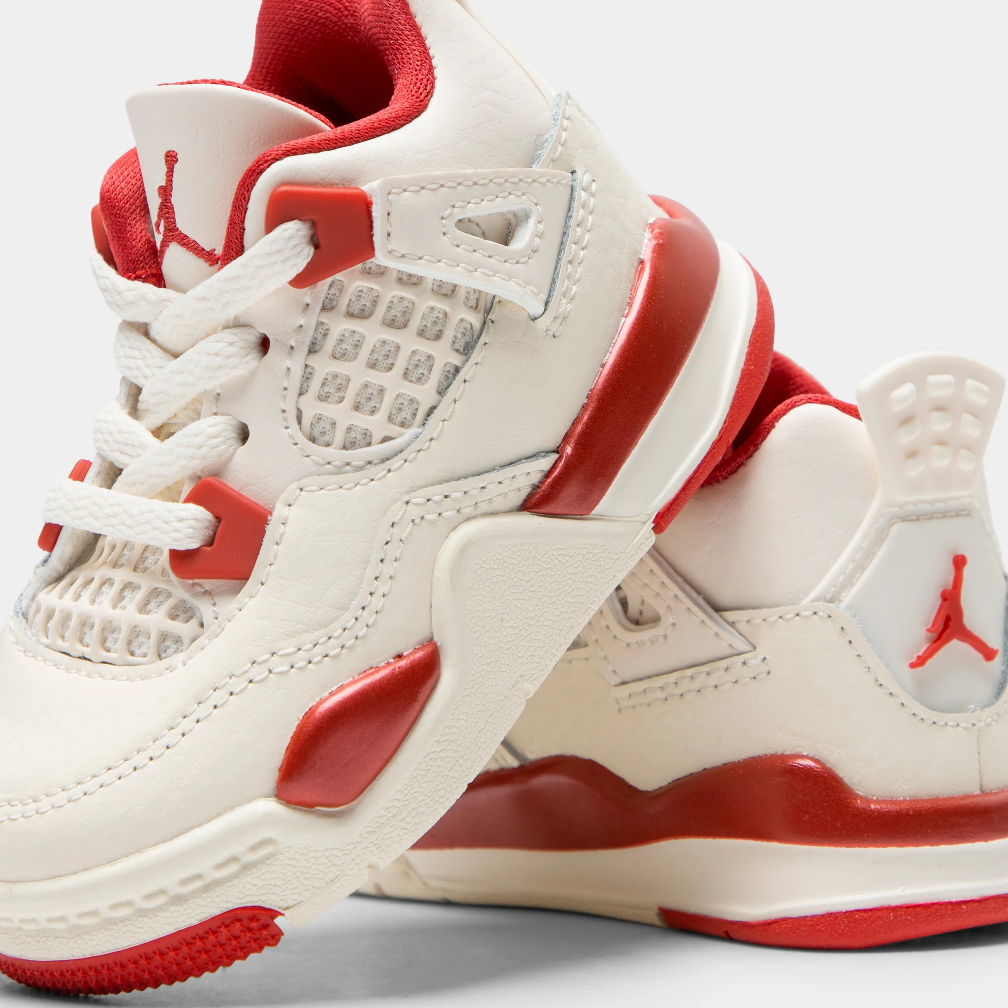 Jordan 4 Retro TD Pale Ivory / Sierra Red - Image 3