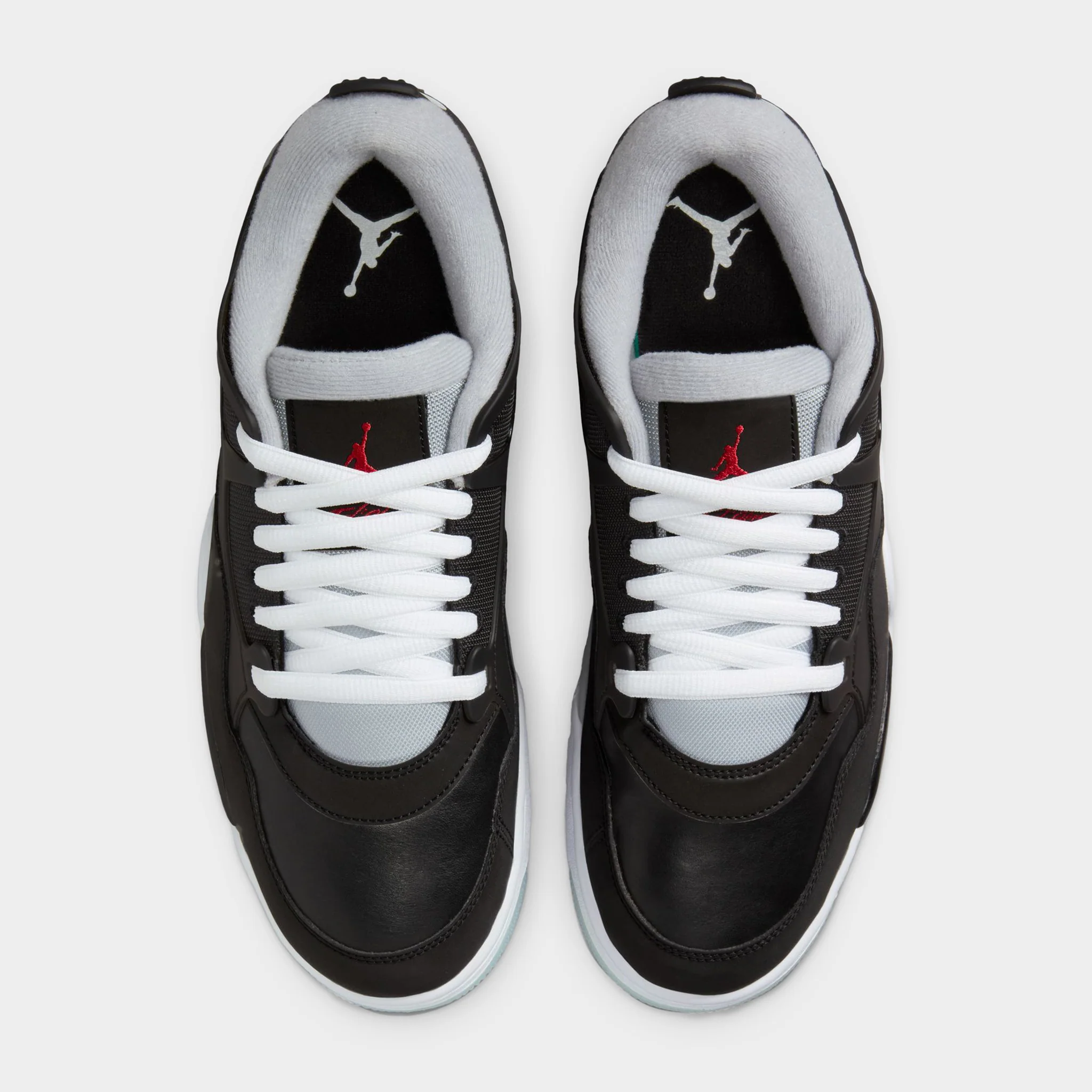 Jordan 4 RM PRM Black / Fire Red - Wolf Grey - Image 5