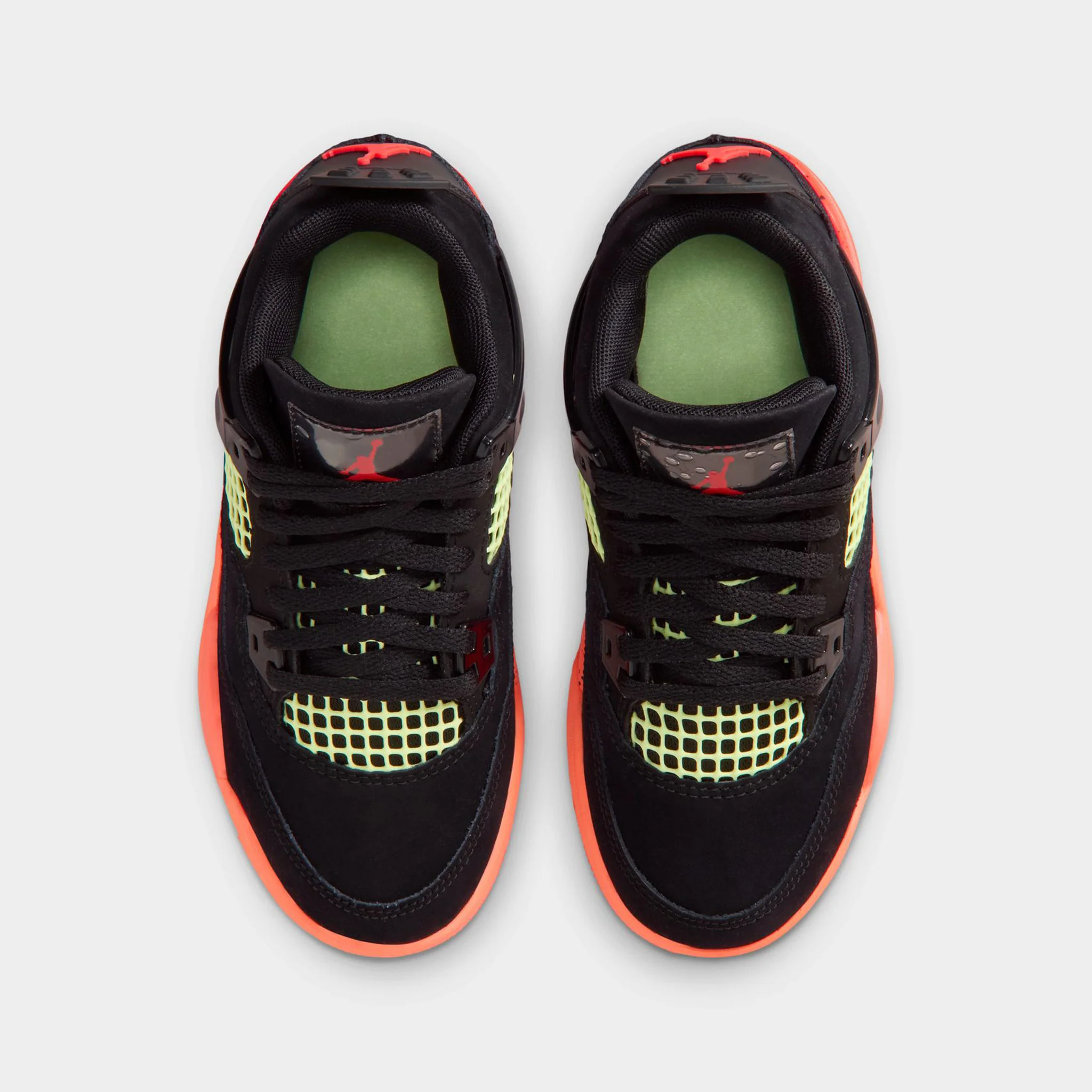 Jordan 4 KSA Retro PS Black / Infrared 23 - Bright Mango - Image 6