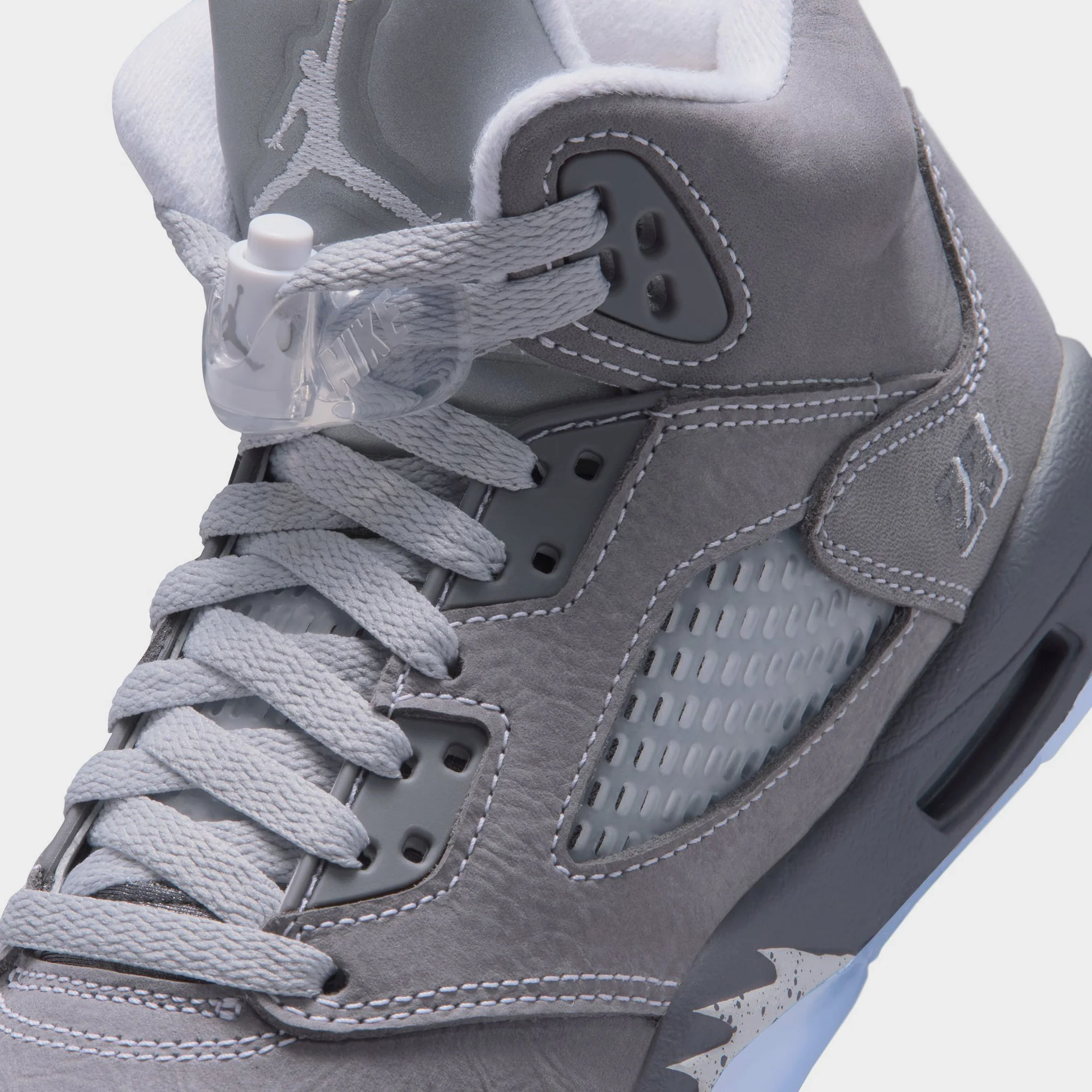 Jordan 5 Retro GS Light Graphite / White - Wolf Grey - Image 3