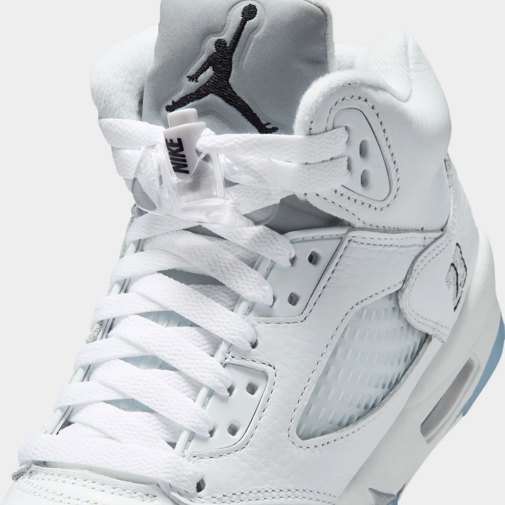 Jordan 5 Retro GS White / Black - Metallic Silver - Image 3