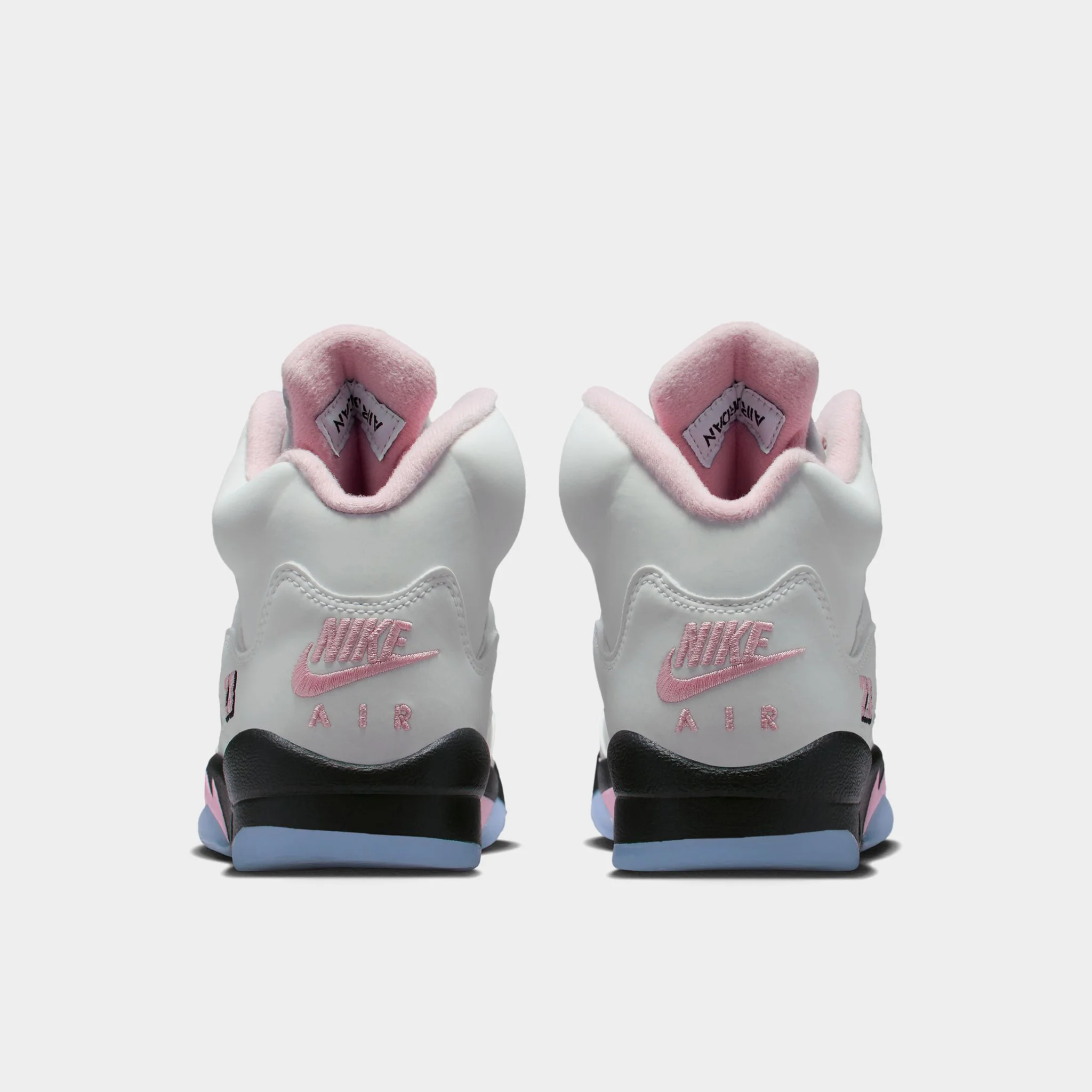 Jordan 5 Retro GS White / Medium Soft Pink - Black - Image 4
