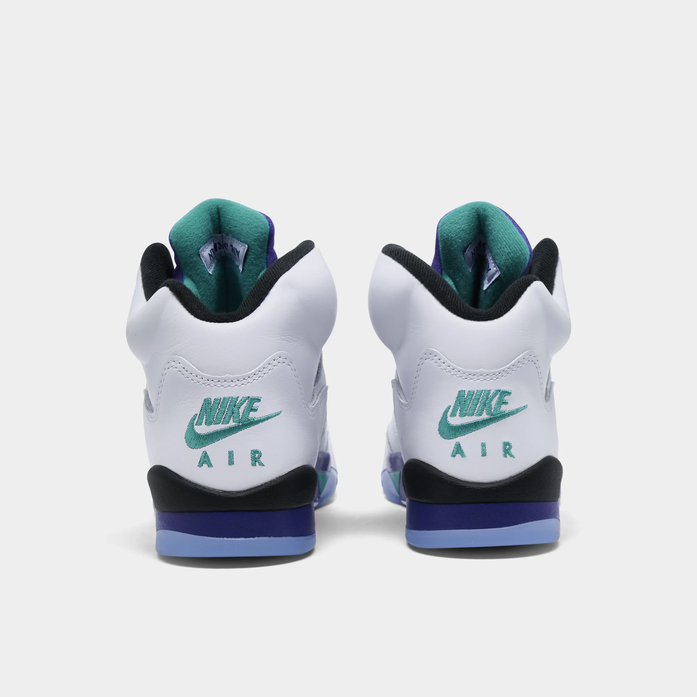 Jordan 5 Retro OG GS White / New Emerald - Grape Ice - Image 4