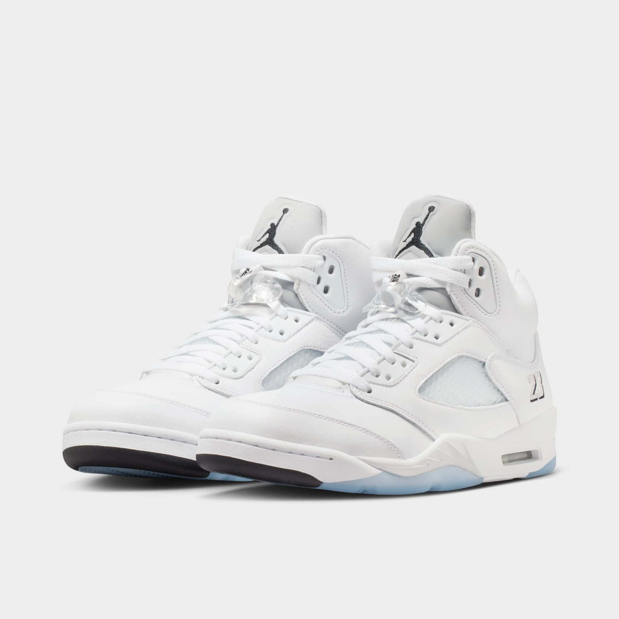 Jordan 5 Retro OG White / Black - Metallic Silver - Image 2