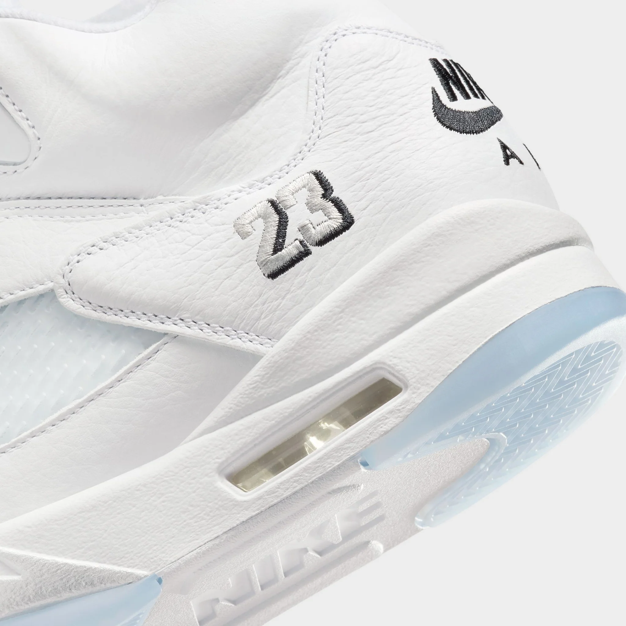 Jordan 5 Retro OG White / Black - Metallic Silver - Image 4