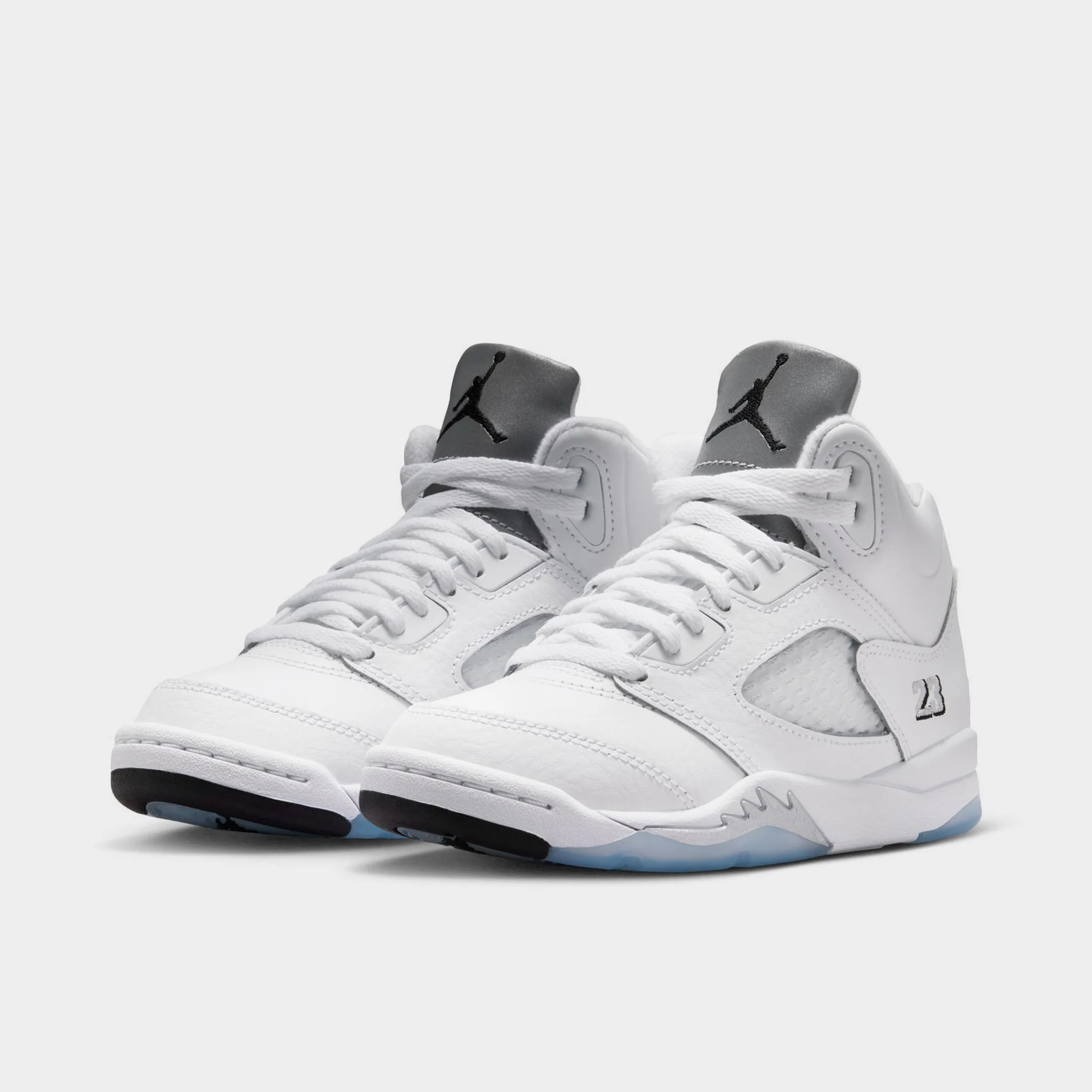 Jordan 5 Retro PS White / Black - Metallic Silver - Image 2