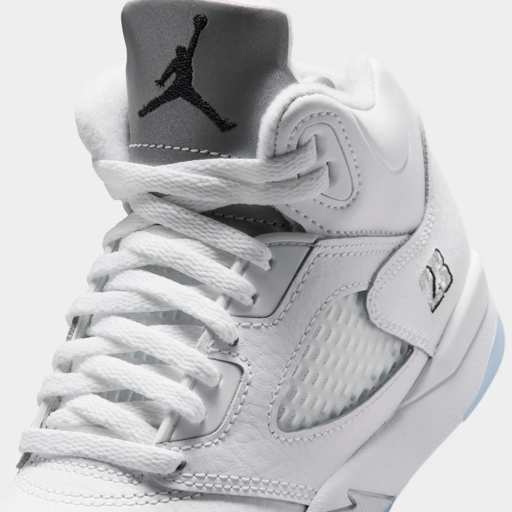 Jordan 5 Retro PS White / Black - Metallic Silver - Image 3