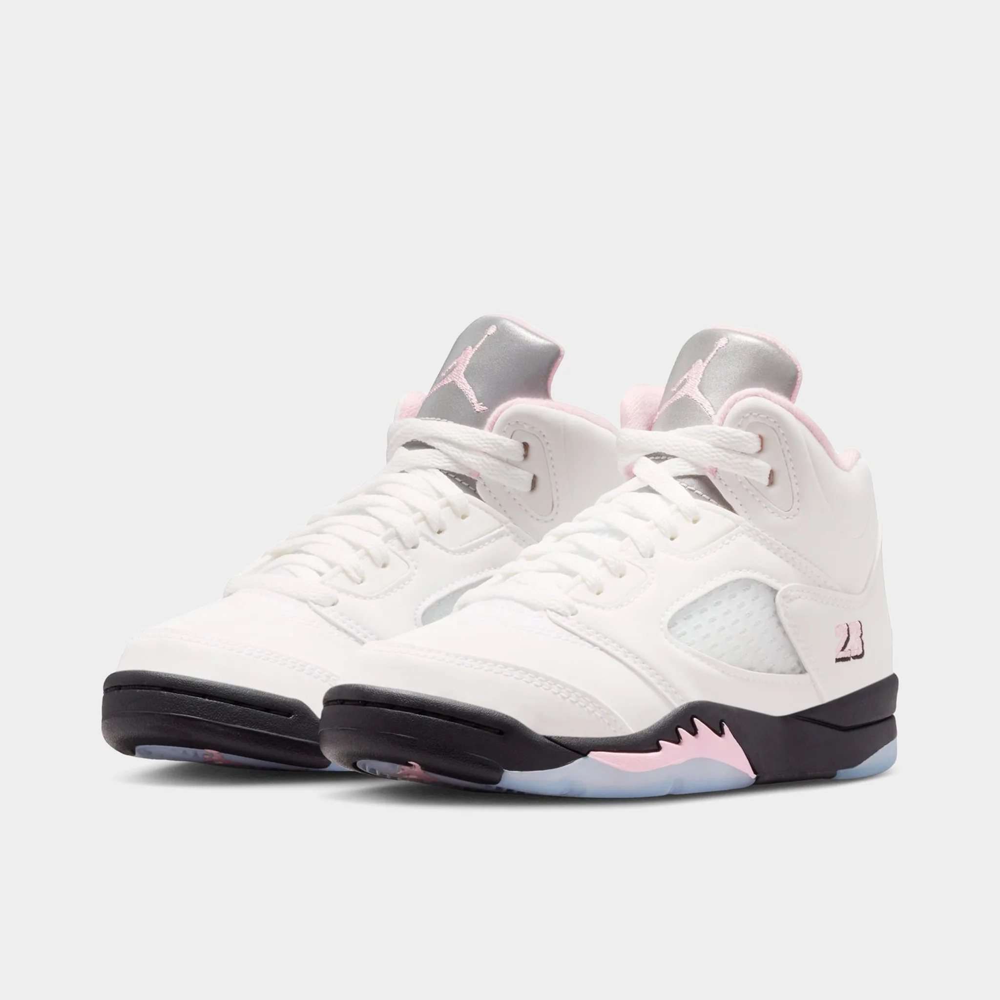 Jordan 5 Retro PS White / Medium Soft Pink - Black - Image 2