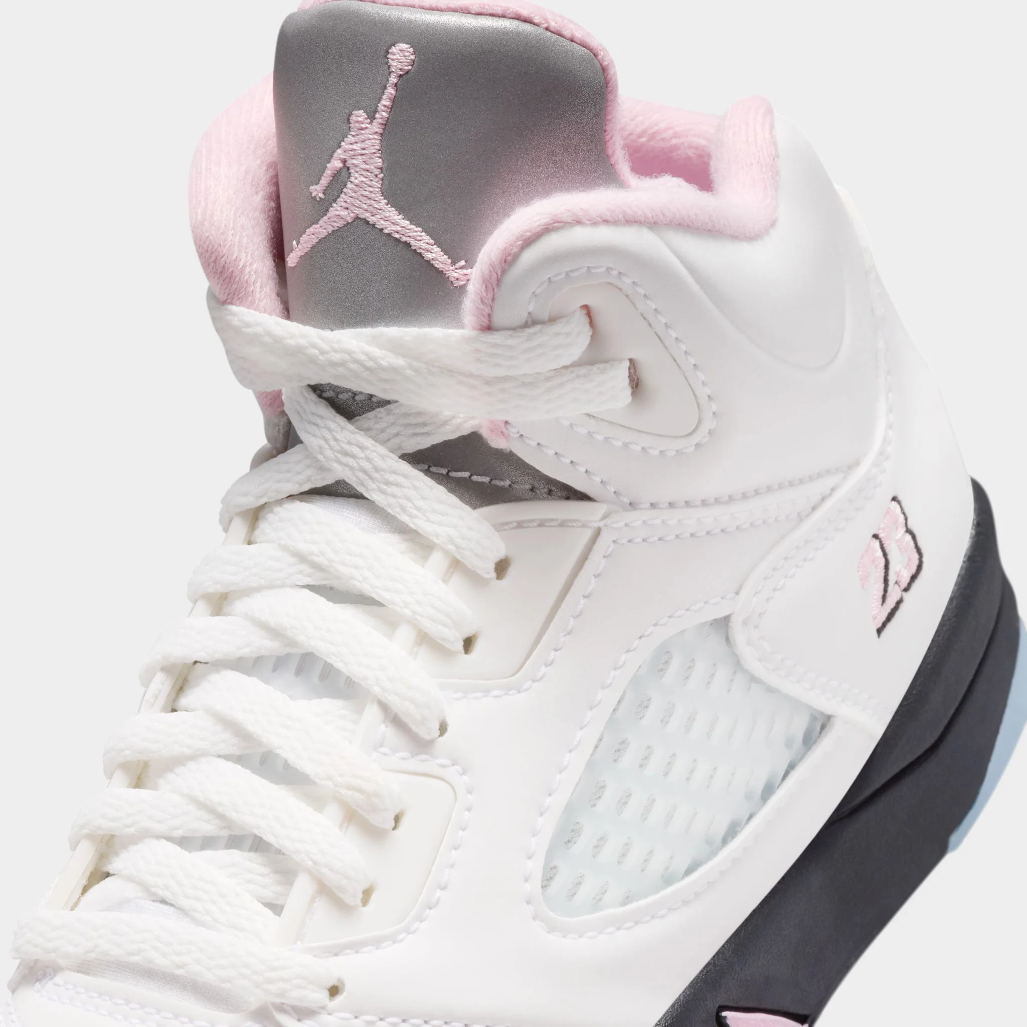 Jordan 5 Retro PS White / Medium Soft Pink - Black - Image 3