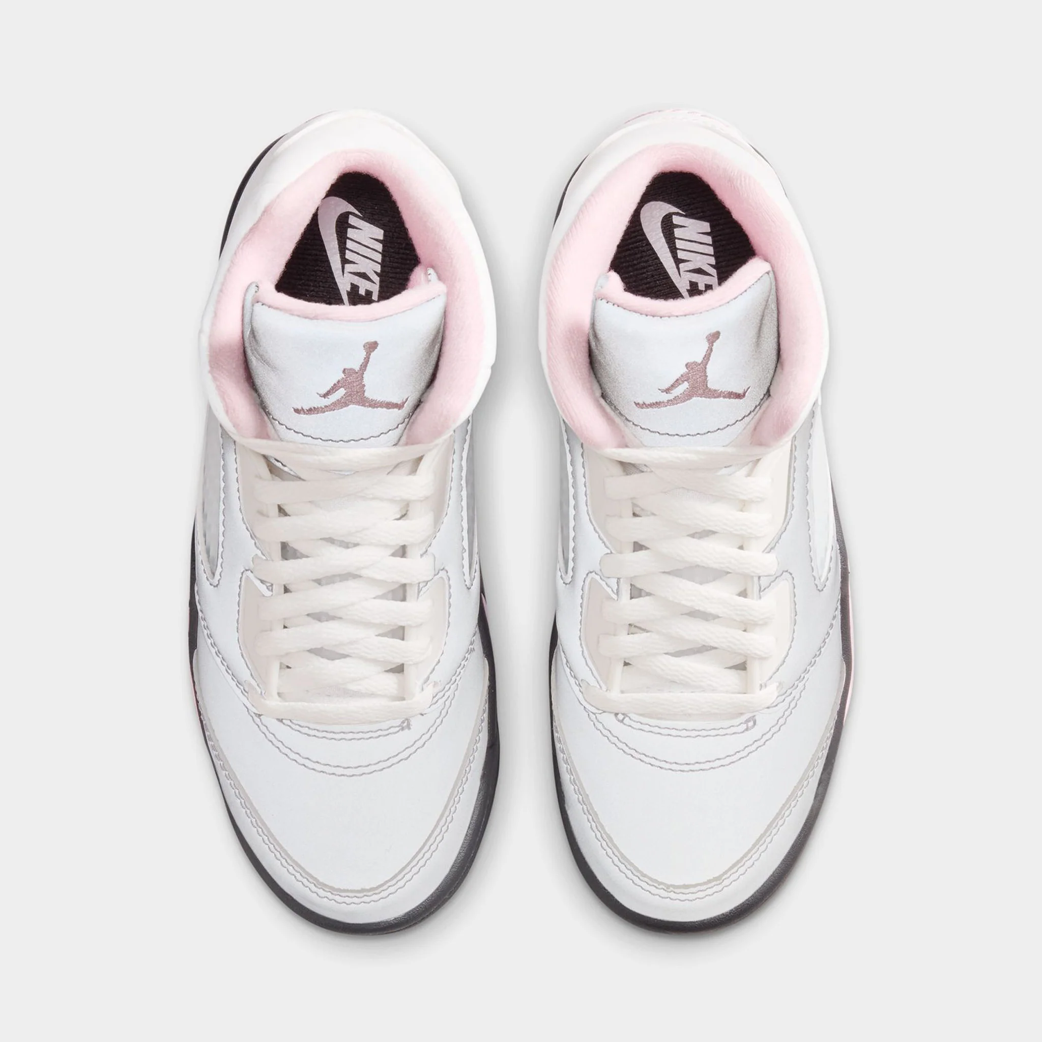 Jordan 5 Retro PS White / Medium Soft Pink - Black - Image 5