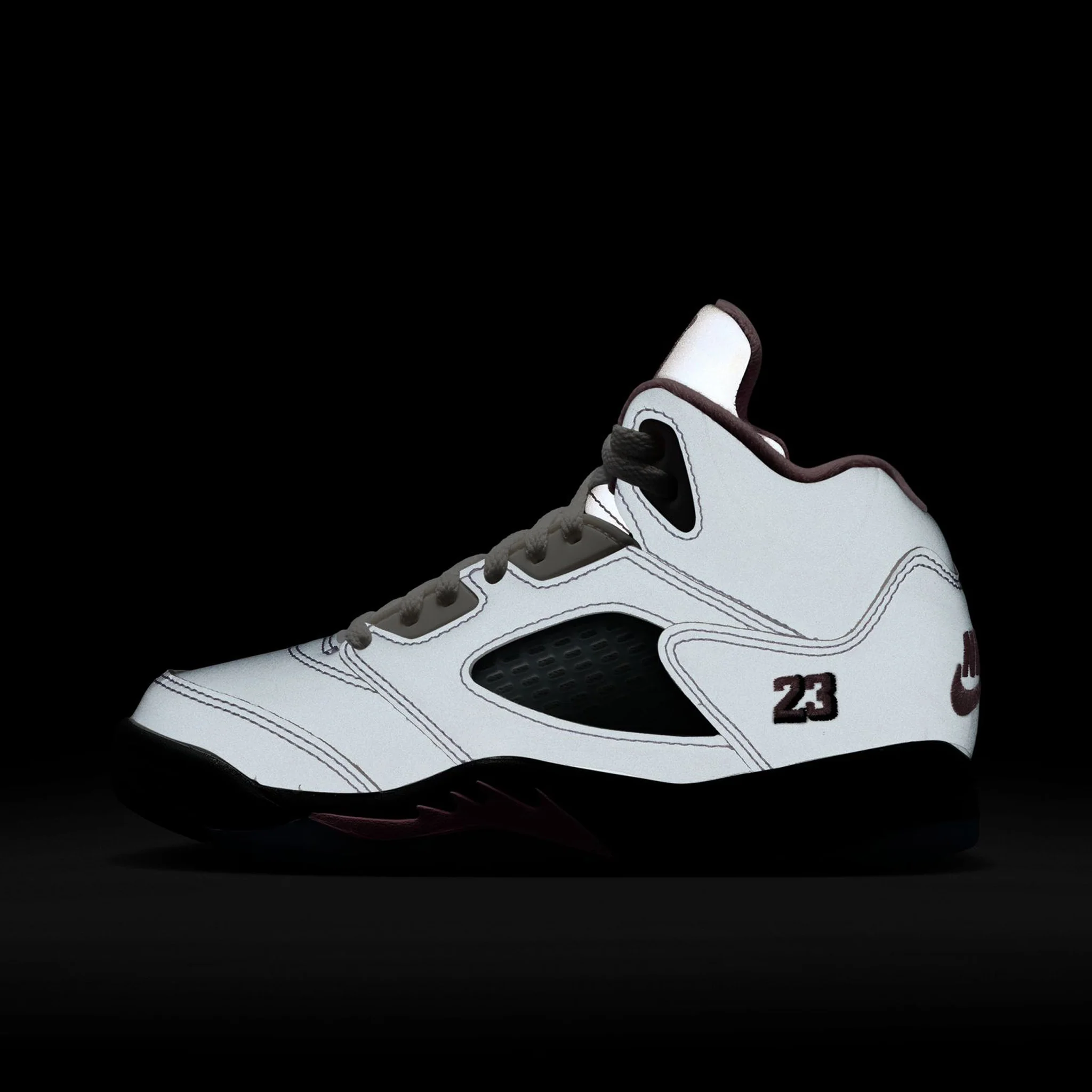 Jordan 5 Retro PS White / Medium Soft Pink - Black - Image 7