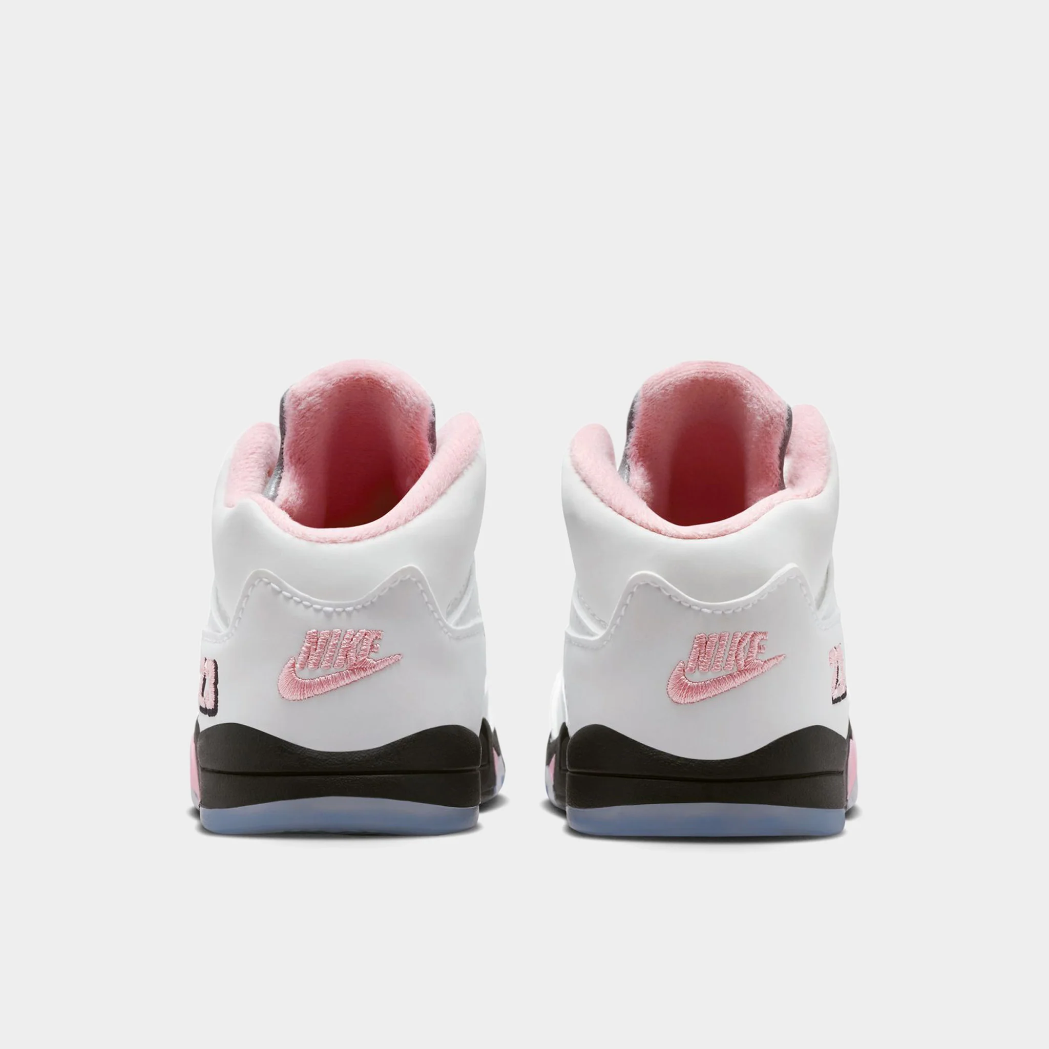 Jordan 5 Retro TD White / Medium Soft Pink - Black - Image 4