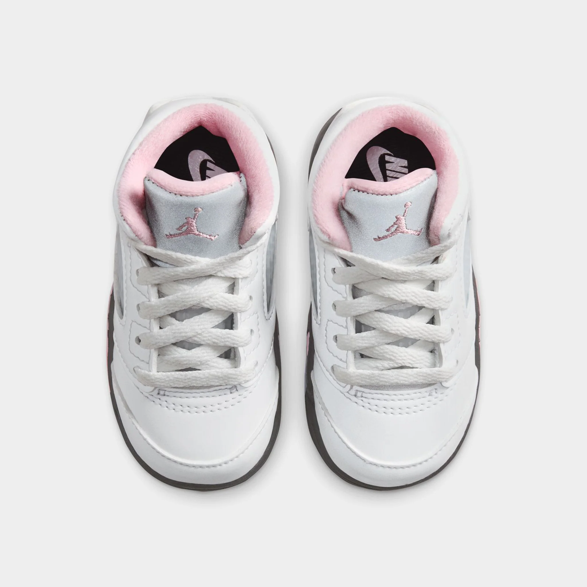 Jordan 5 Retro TD White / Medium Soft Pink - Black - Image 5