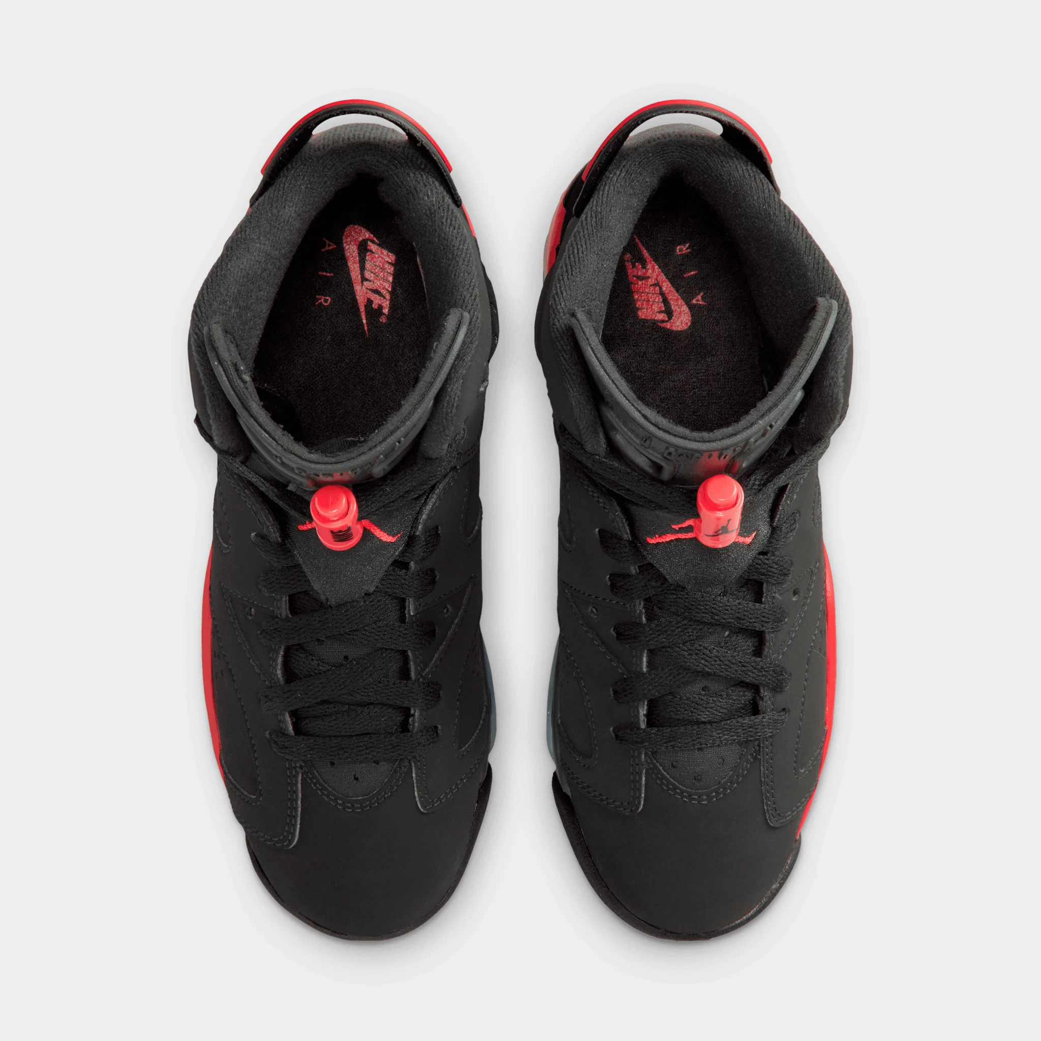 Jordan 6 Retro GS Black / Light Crimson - Image 5