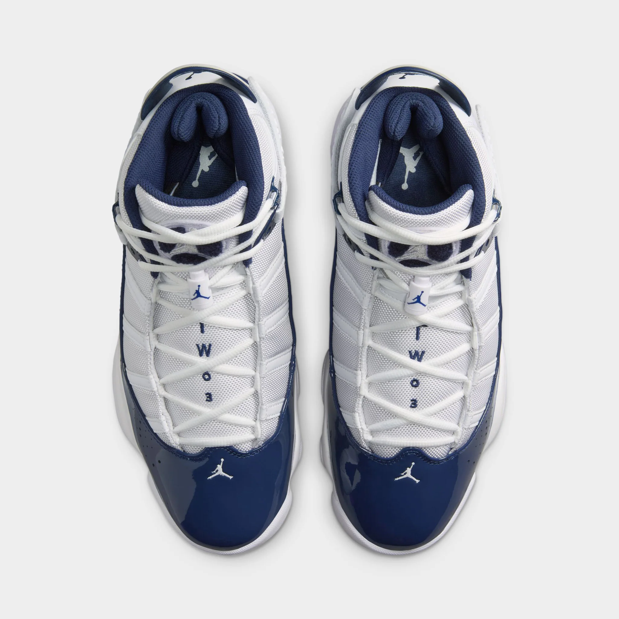 Jordan 6 Rings White / Midnight Navy - Neutral Grey - Image 5