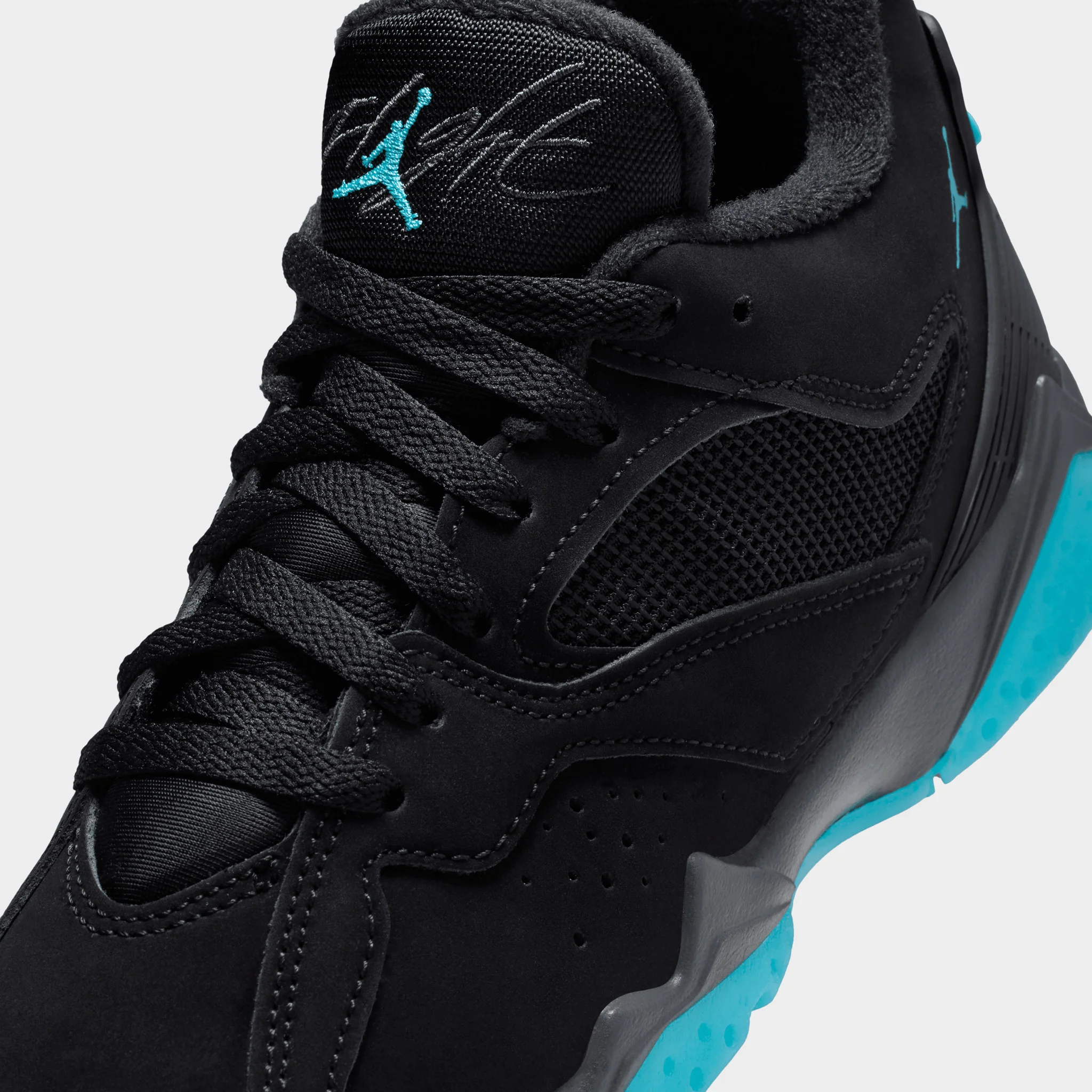 Jordan 7 RM GS Black / Gamma Blue - Anthracite - Image 3