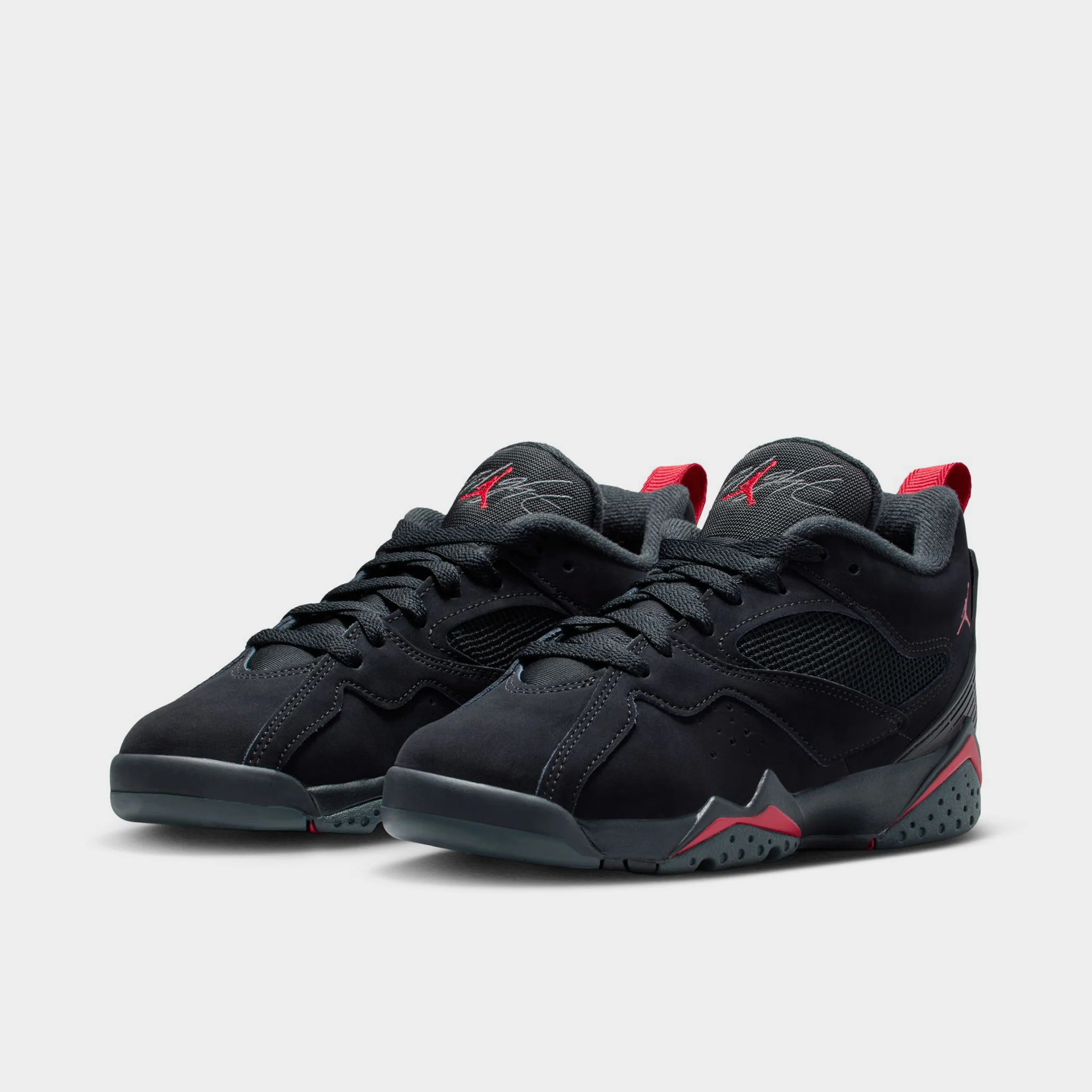 Jordan 7 RM GS Black / Gym red - Anthracite - Image 2