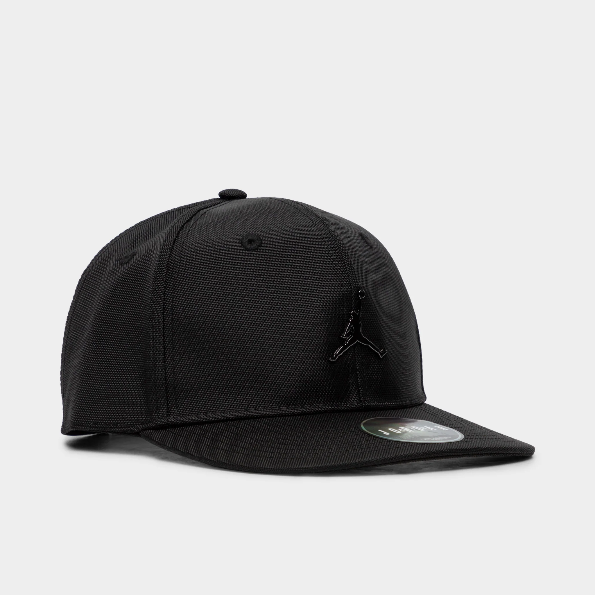 Jordan Big Kids Metal Jumpman Flatbrim Cap / Black - Image 3