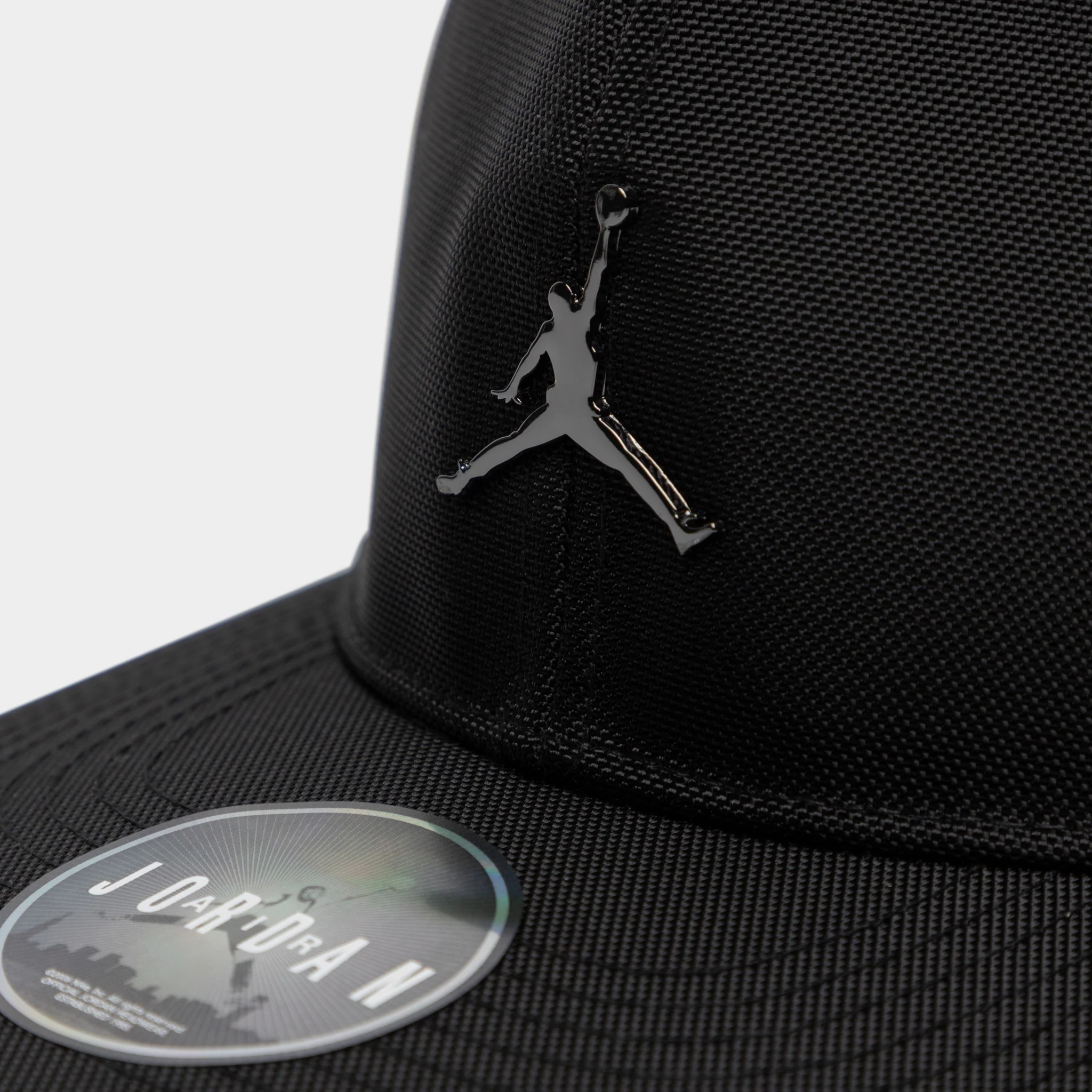 Jordan Big Kids Metal Jumpman Flatbrim Cap / Black - Image 4