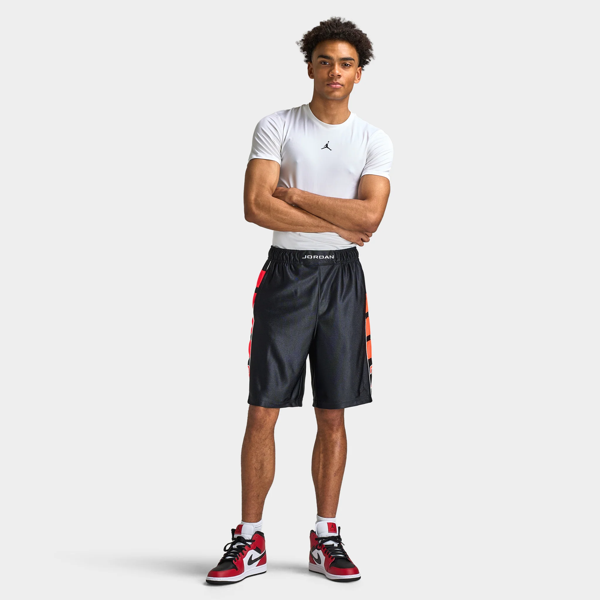Jordan Brooklyn Cat Scratch Shorts / Black - Image 6