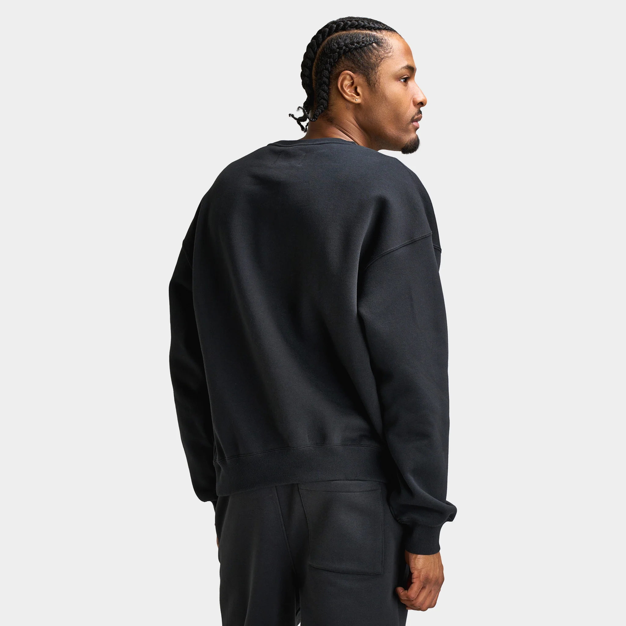 Jordan Brooklyn Fleece Crew / Black - Image 2