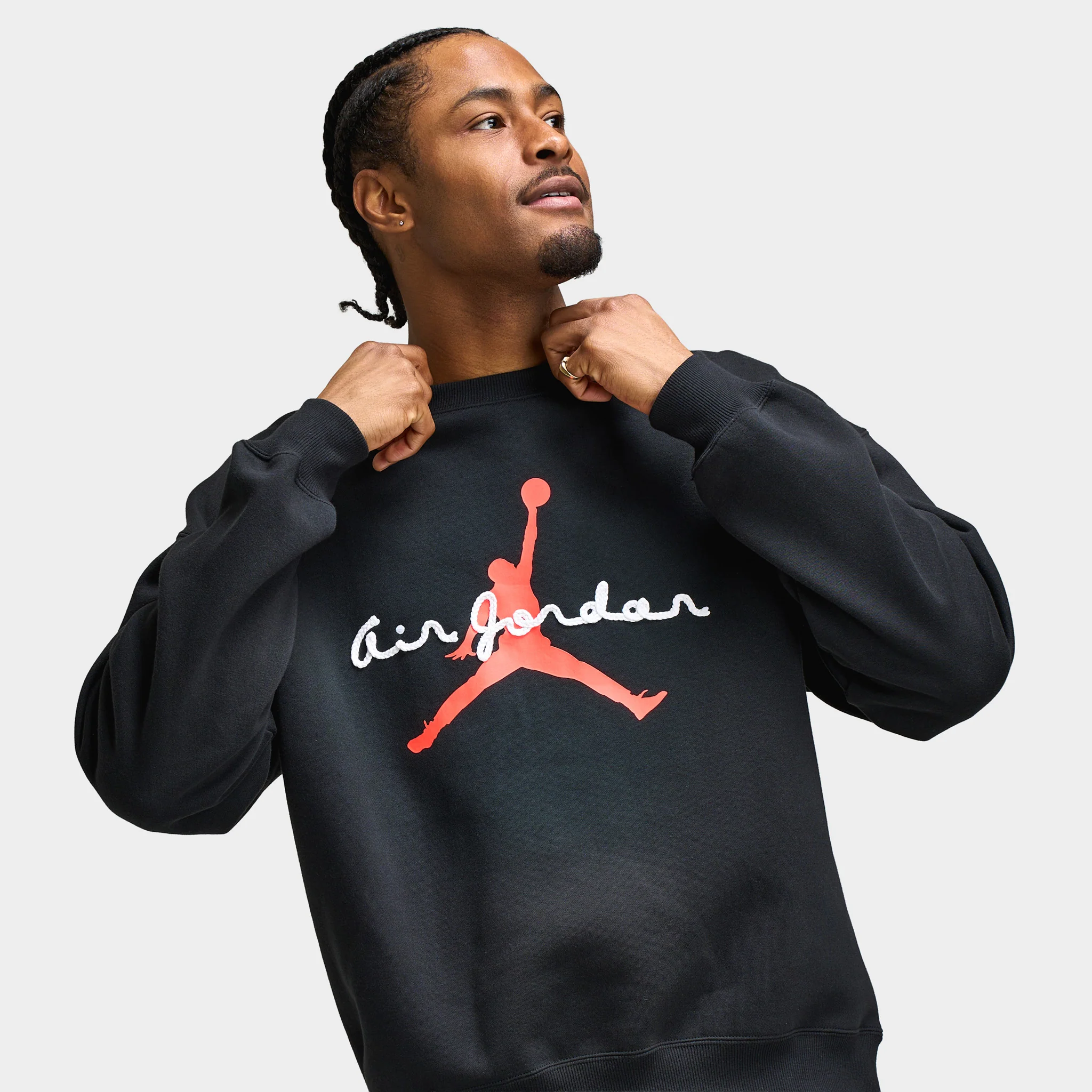 Jordan Brooklyn Fleece Crew / Black - Image 3