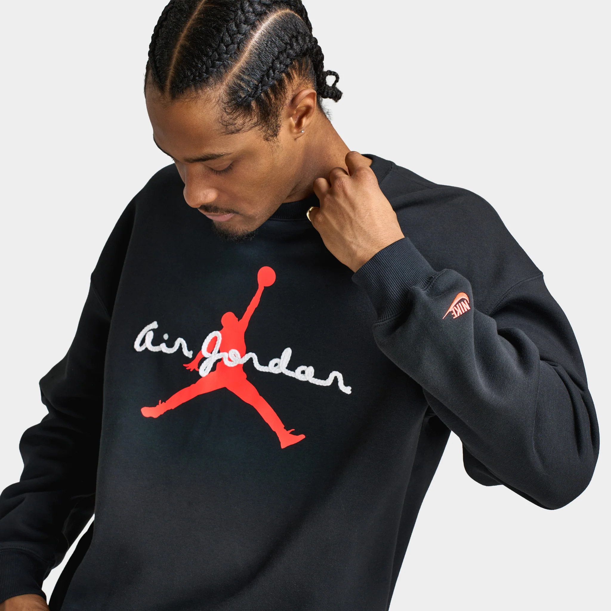 Jordan Brooklyn Fleece Crew / Black - Image 4