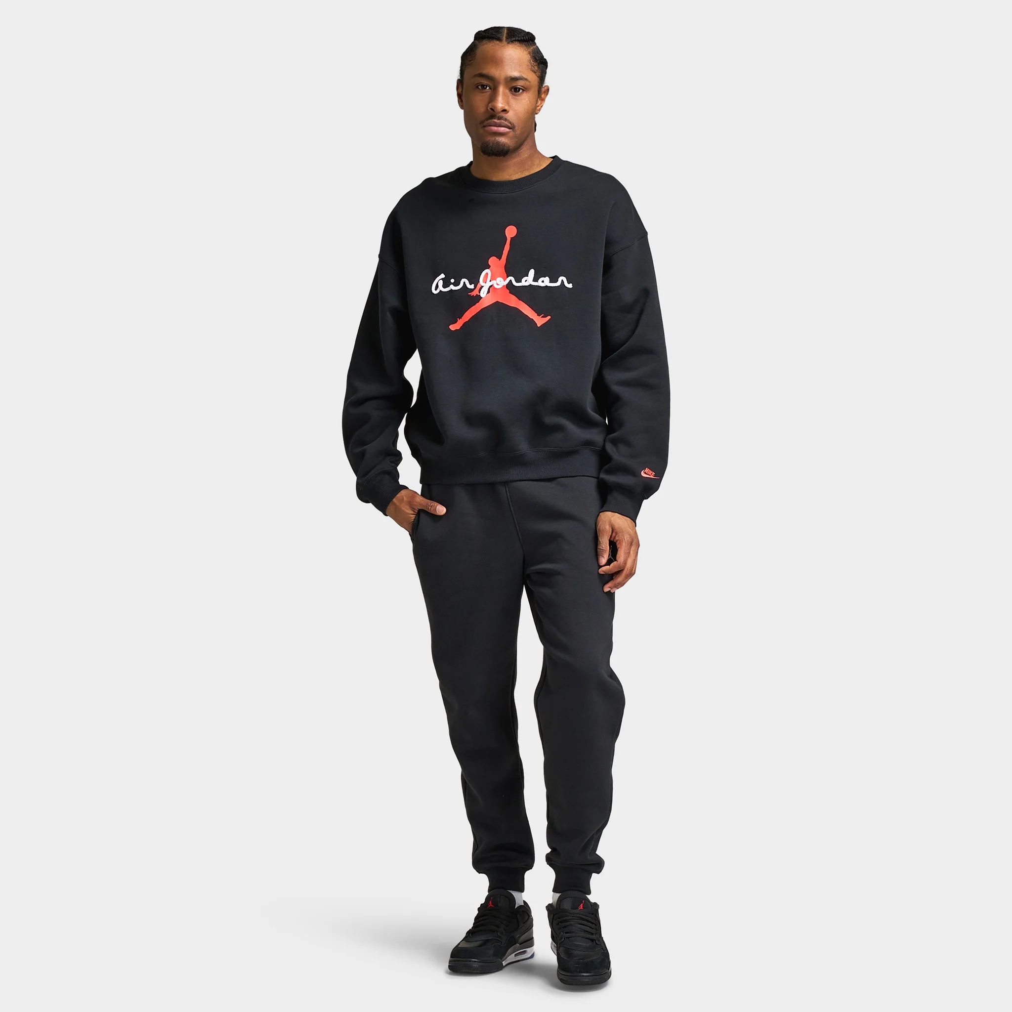 Jordan Brooklyn Fleece Crew / Black - Image 5