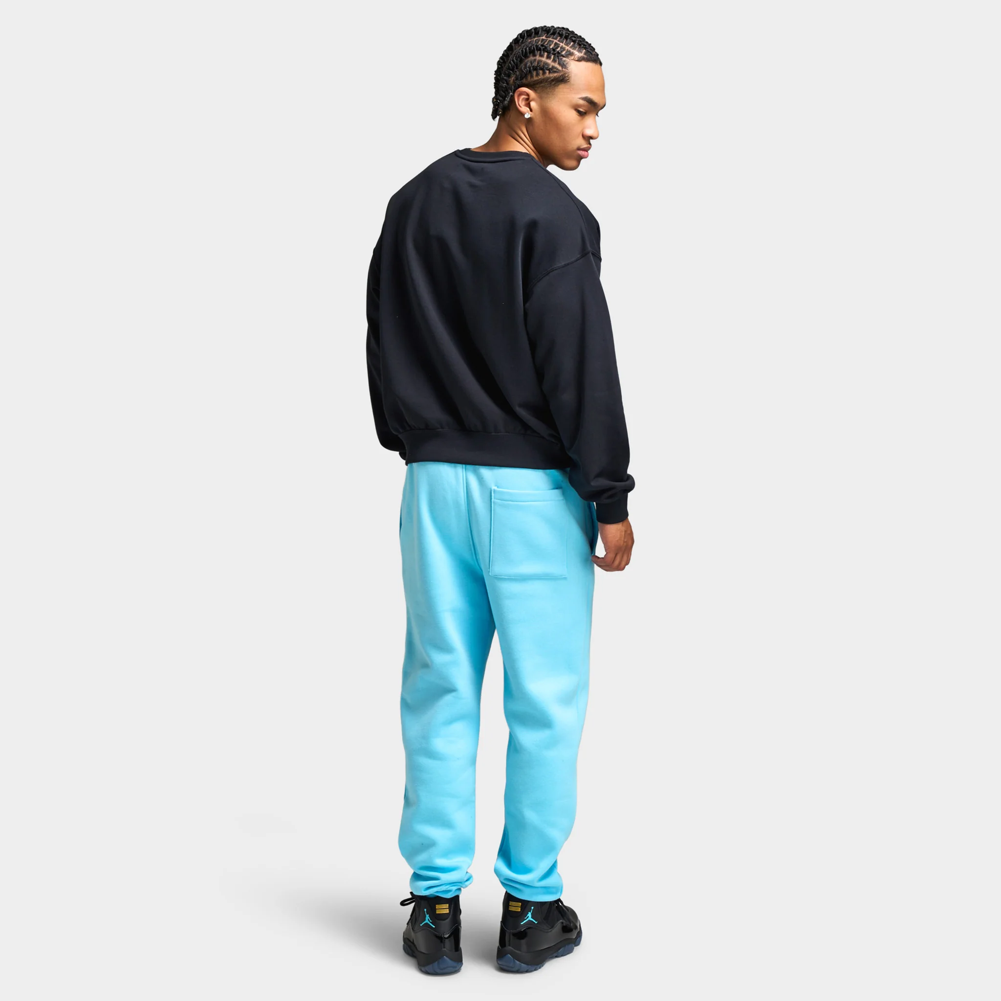 Jordan Brooklyn Fleece Crew / Black - Image 2