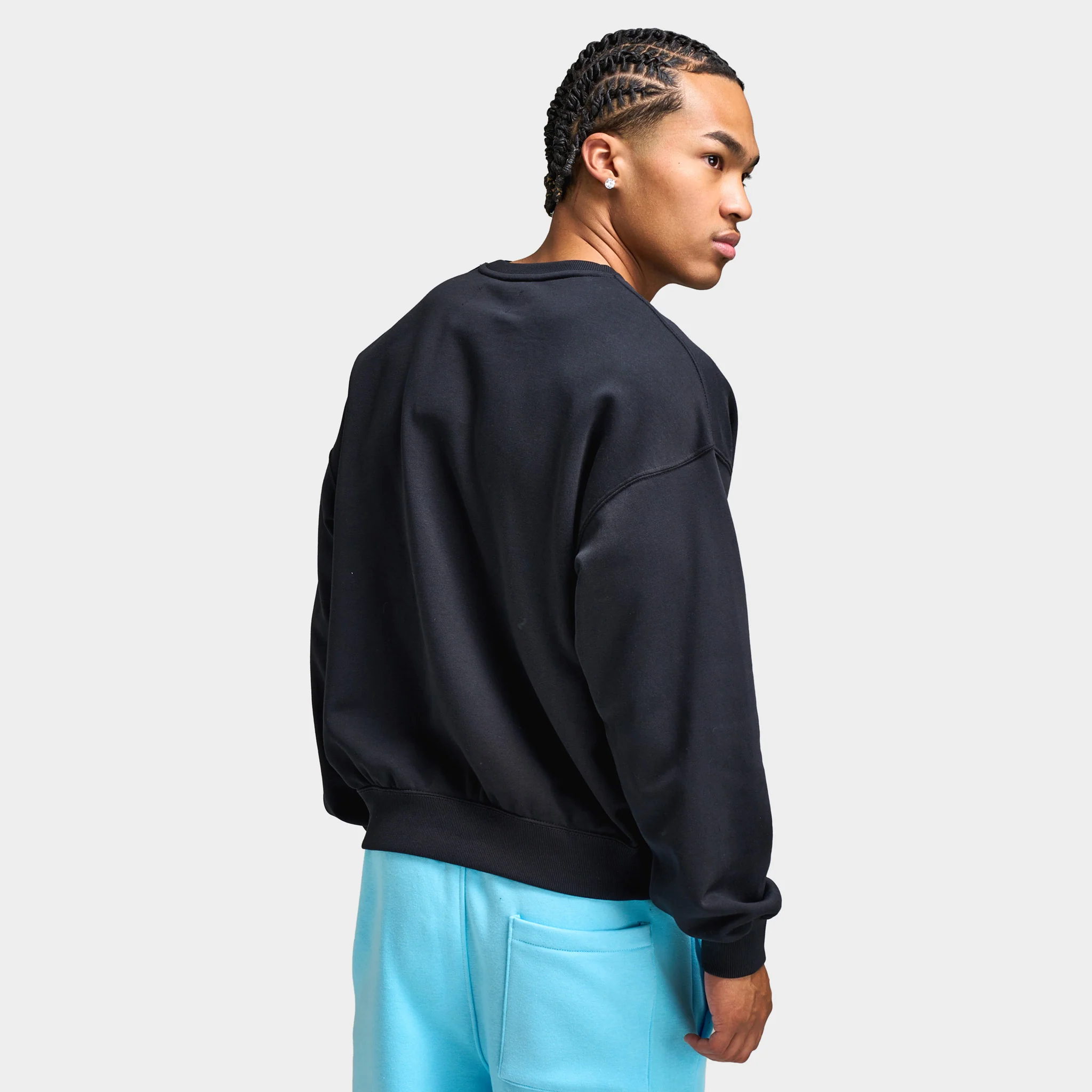 Jordan Brooklyn Fleece Crew / Black - Image 3